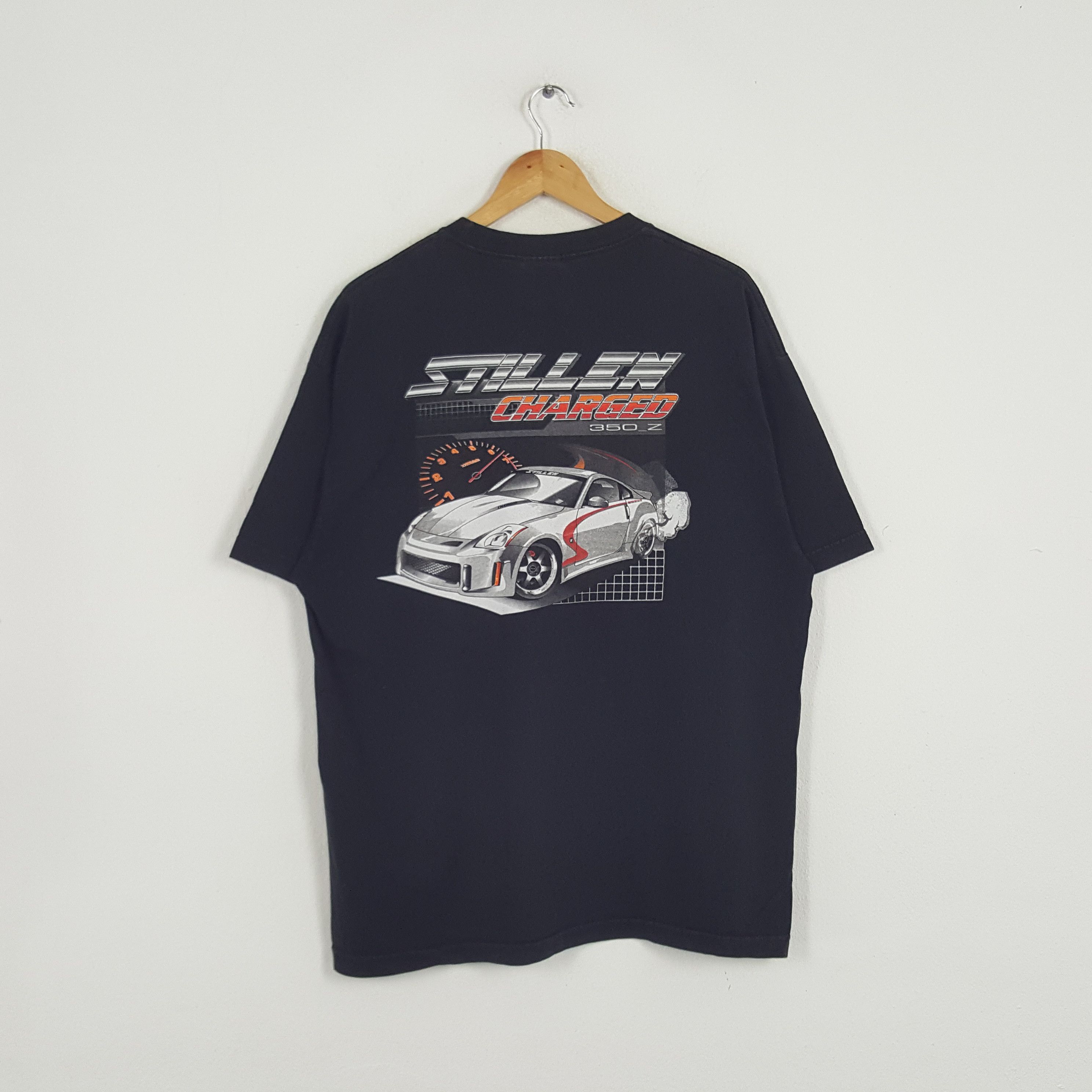 Japanese Brand × Vintage Vintage Stillen Charged 350Z Nissan Skyline Racing Tshirt Size US XL / EU 56 / 4 - 1 Thumbnail