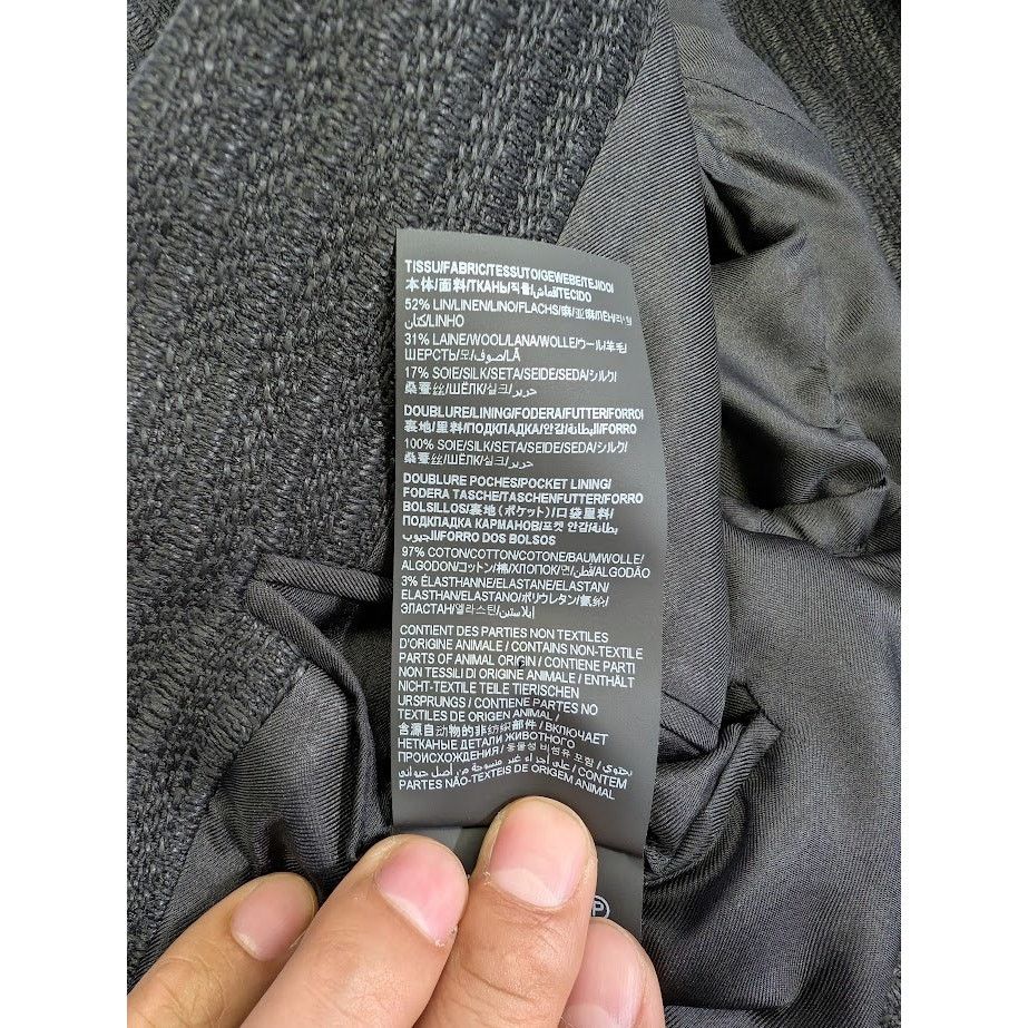 Saint Laurent Paris o1rshd1 Blazer in Black Size US L / EU 52-54 / 3 - 17 Thumbnail