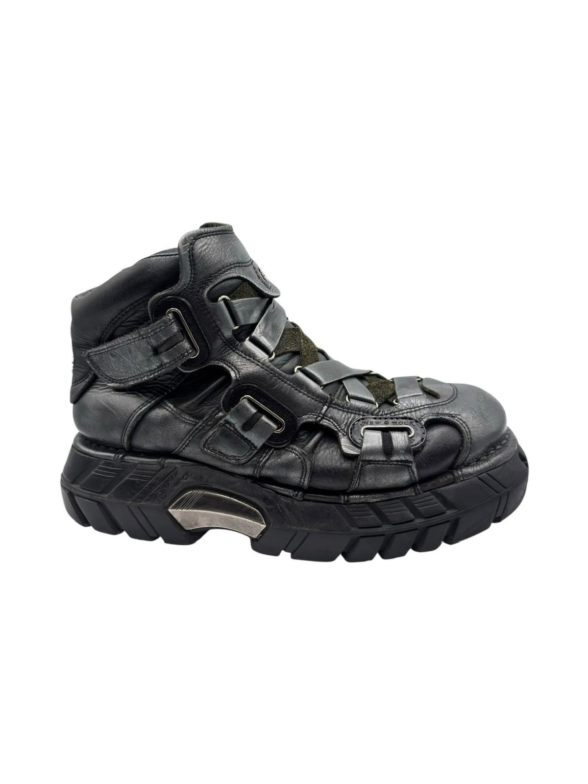 New Rock Vintage New Rock grey trailer platform boots Size 45 Size US 12 / EU 45 - 4 Thumbnail