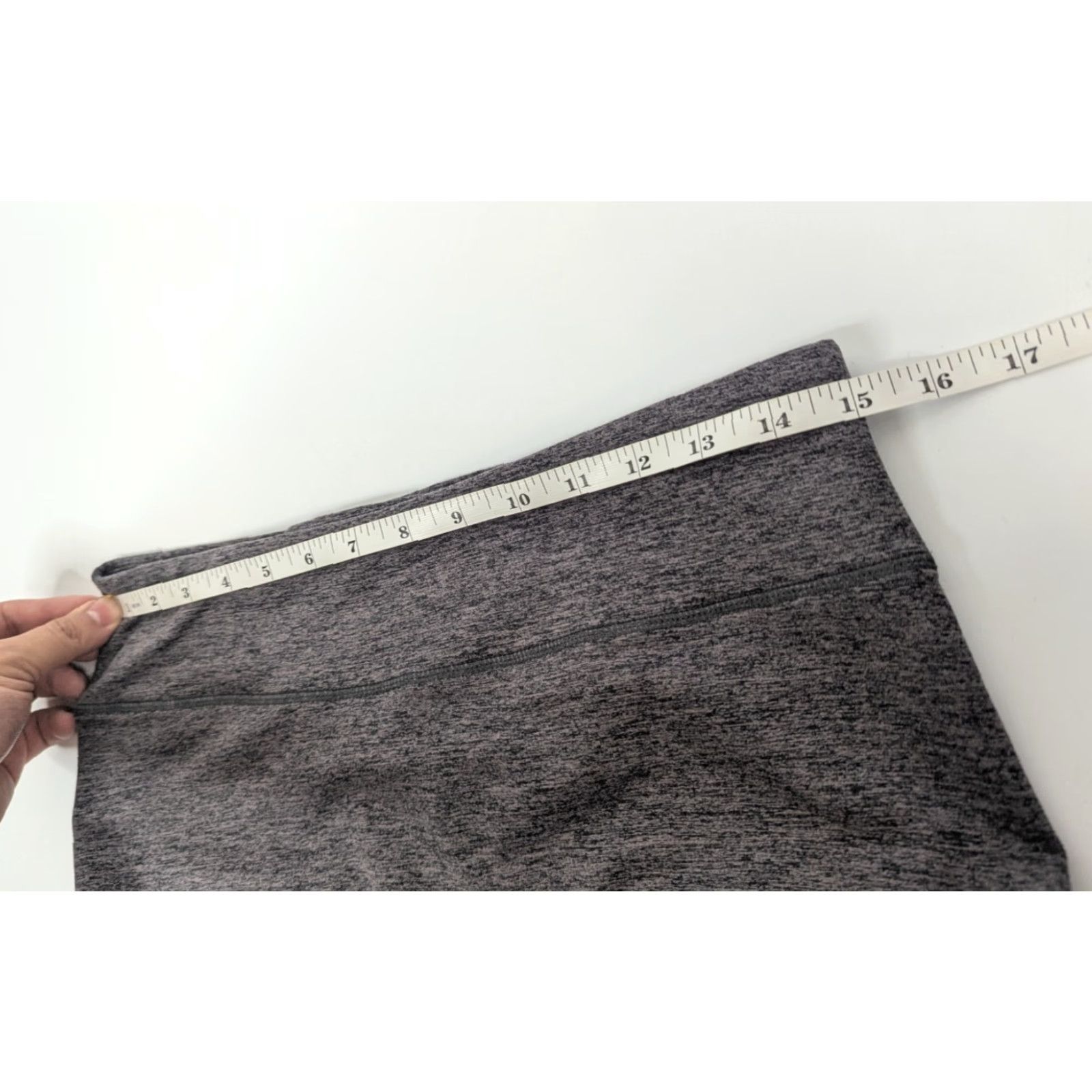 Vintage Feat Leggings Women's Gray Solace Mid Rise Ankle Seamless Yoga Gym & Training Charcoal XS-XL Size 36" / US 14 / IT 50 - 7 Thumbnail