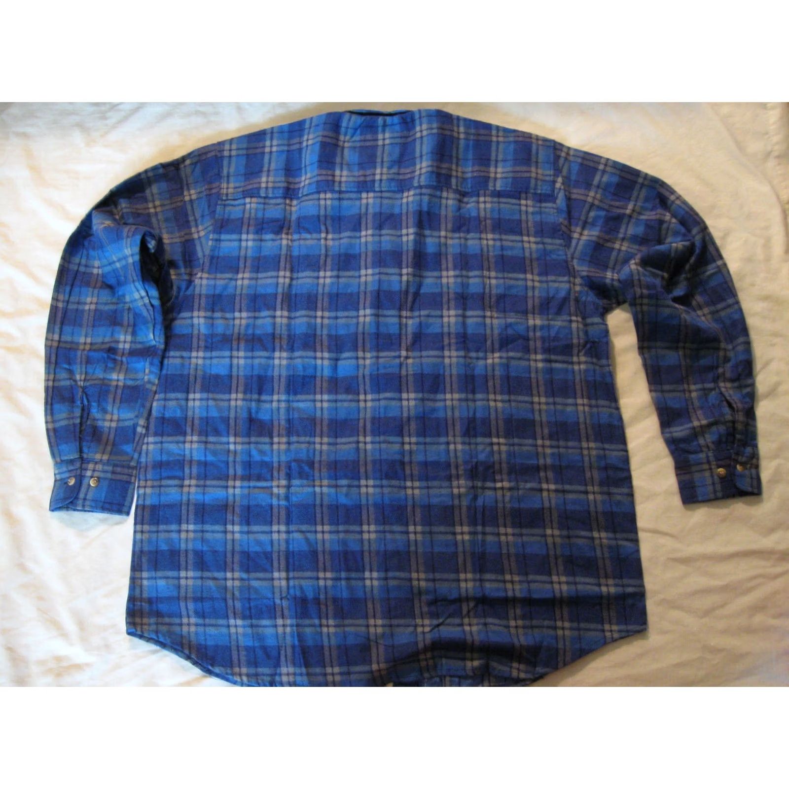 Vintage Coleman Outdoors Flannel Shirt Vintage Large Blue Plaid Button-Down Casual Mens Size US L / EU 52-54 / 3 - 4 Thumbnail