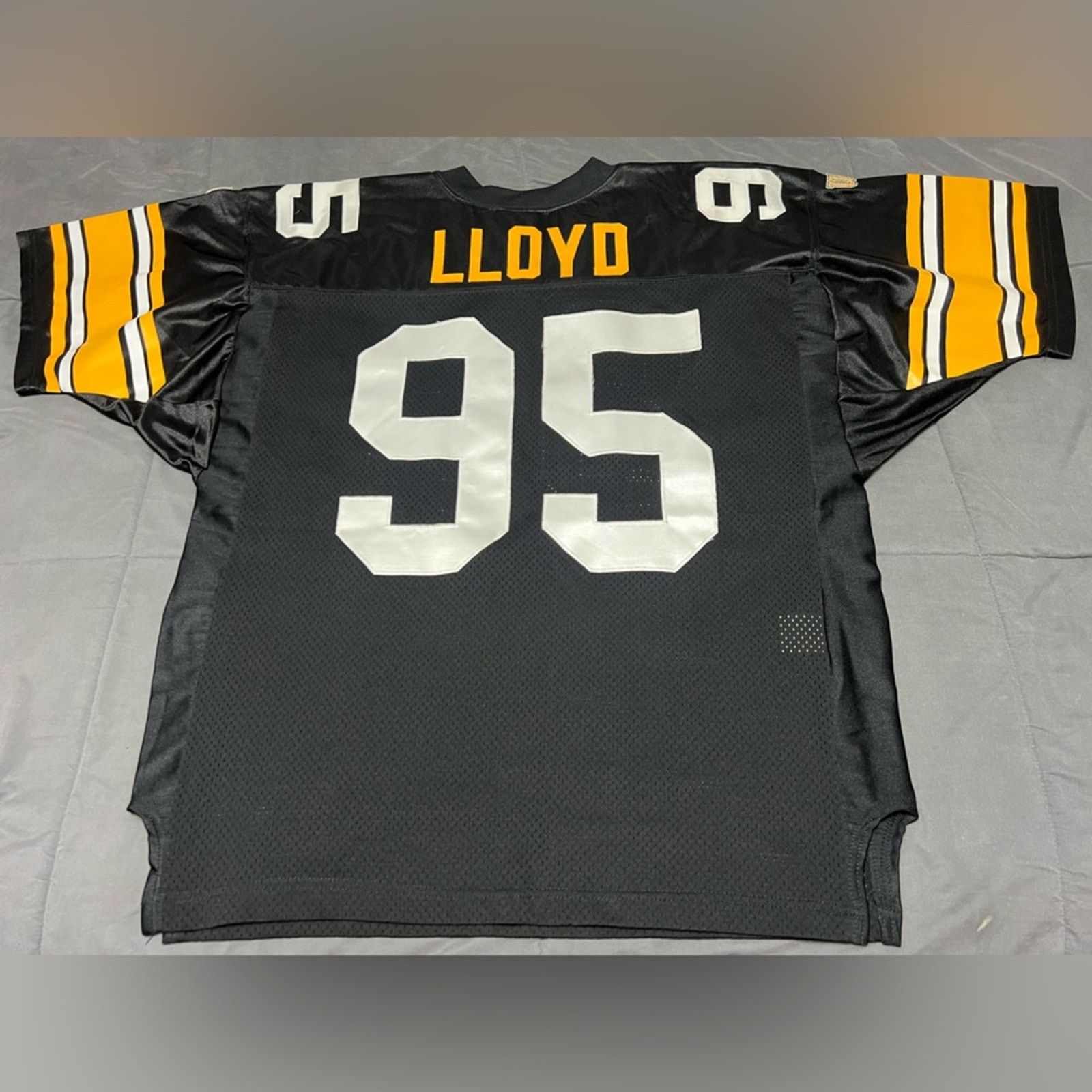 Wilson Vintage Authentic Wilson GREG LLOYD Steelers Jersey CLEAN Size US XXL / EU 58 / 5 - 2 Thumbnail