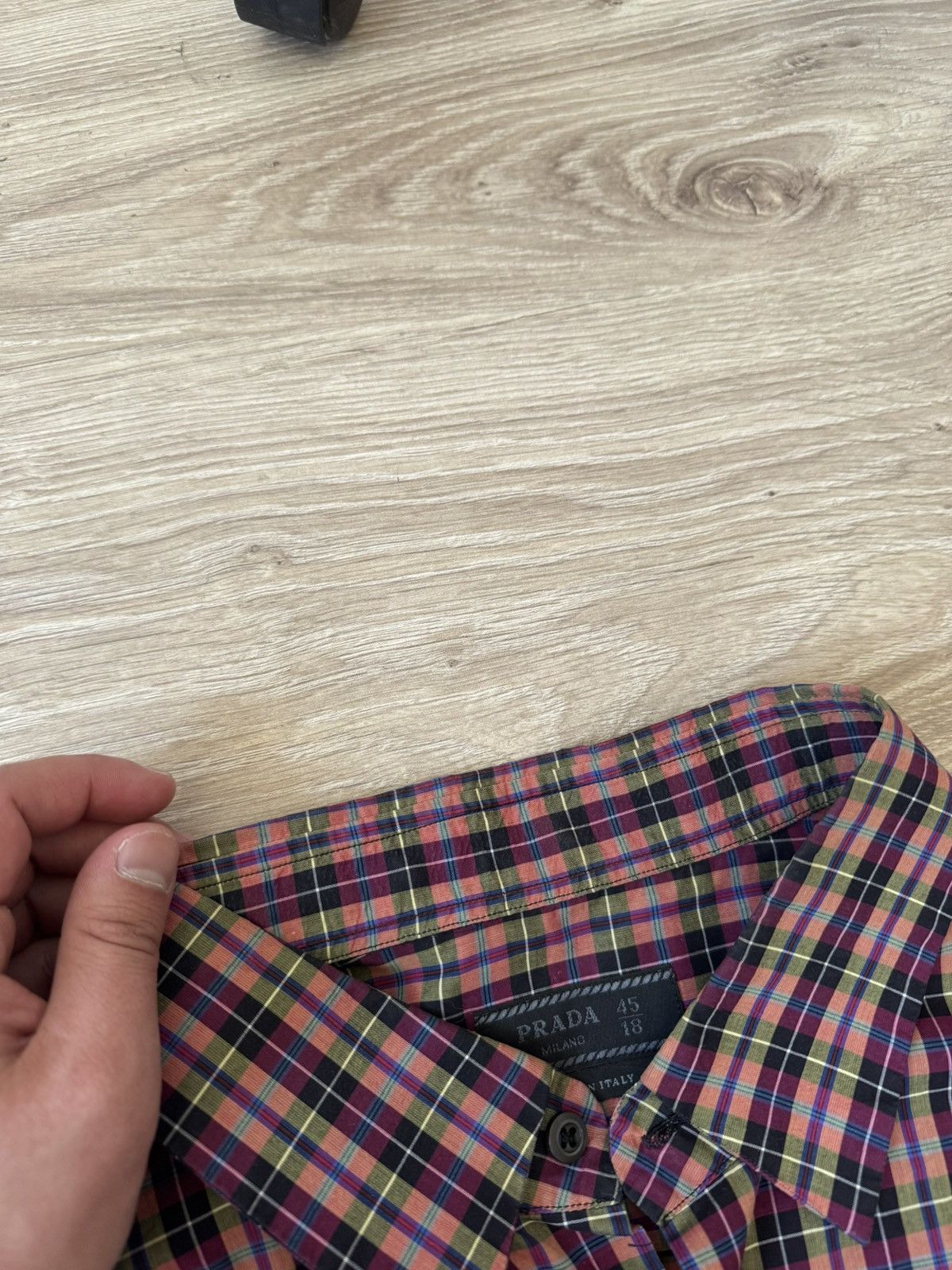 Prada Prada Check Button Up Shirt Size US XXL / EU 58 / 5 - 4 Thumbnail