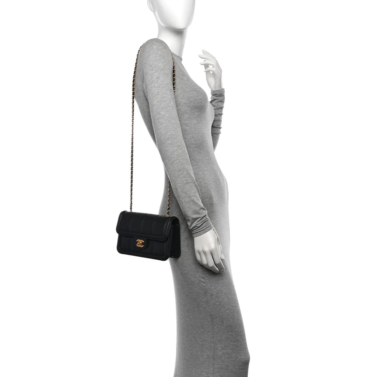 Chanel os11x0326 Size: OS / Mini Flap Bag in Black Size ONE SIZE - 2 Thumbnail
