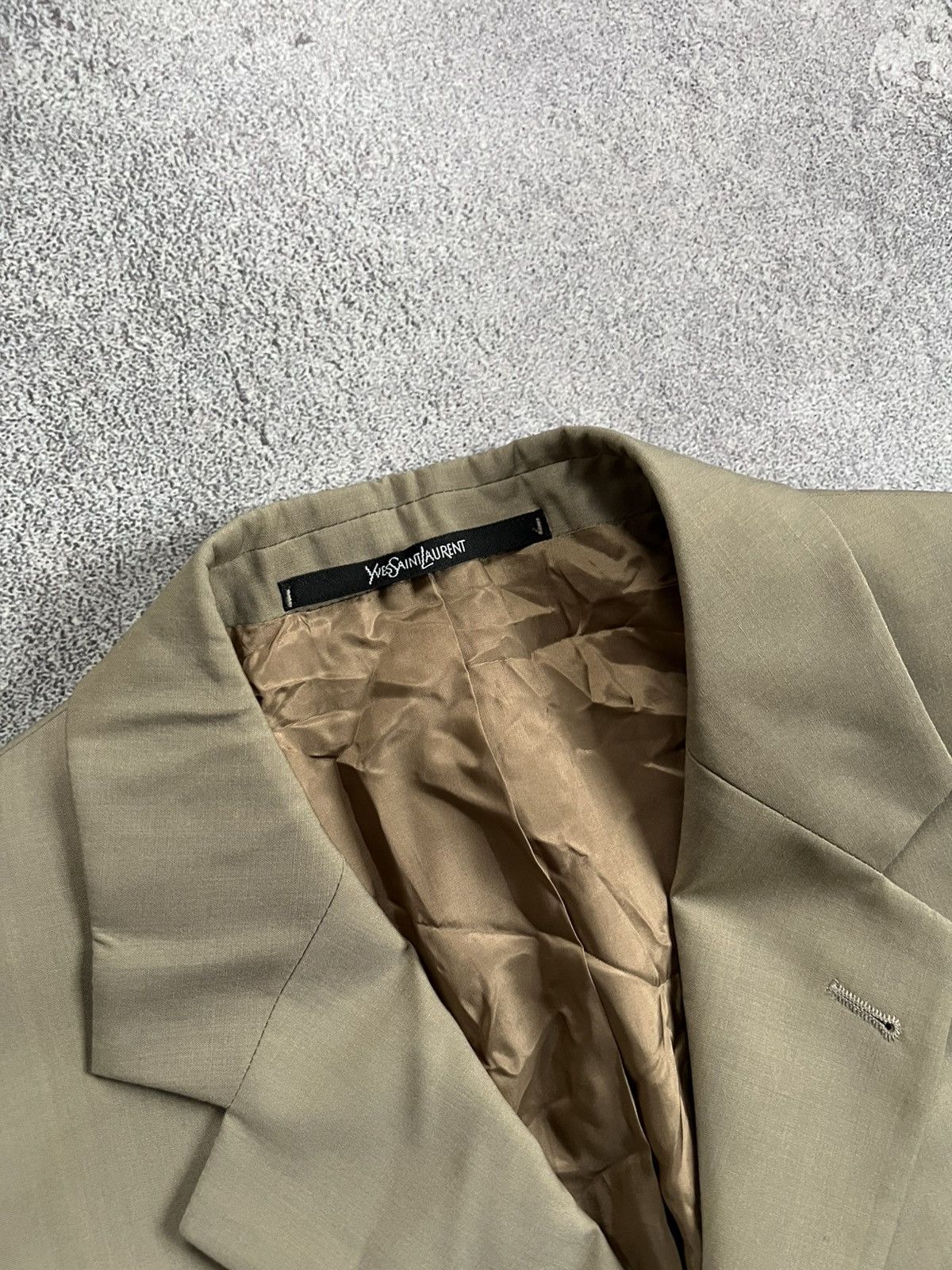 Yves Saint Laurent Yves Saint Laurent Pour Homme Blazer 50R Jacket 3 Button Vtg Size 50R - 4 Thumbnail