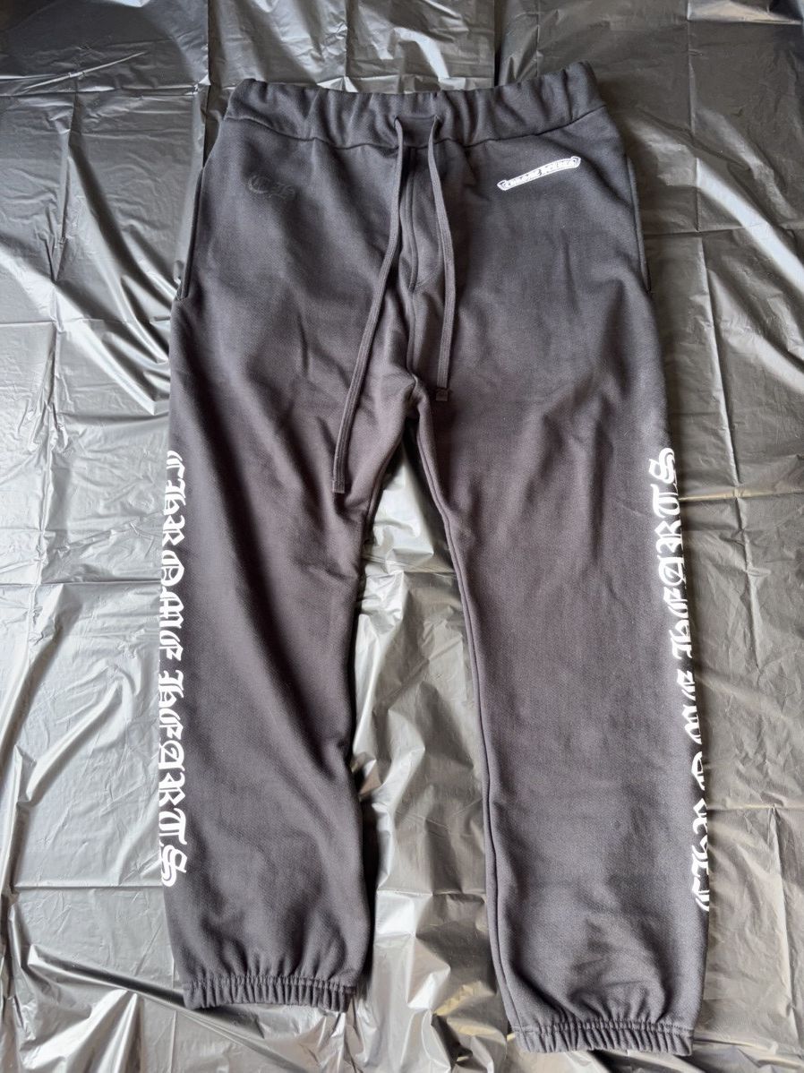 Chrome Hearts CHROME HEARTS LOGO SWEATPANT Size US 38 / EU 54 - 1 Thumbnail