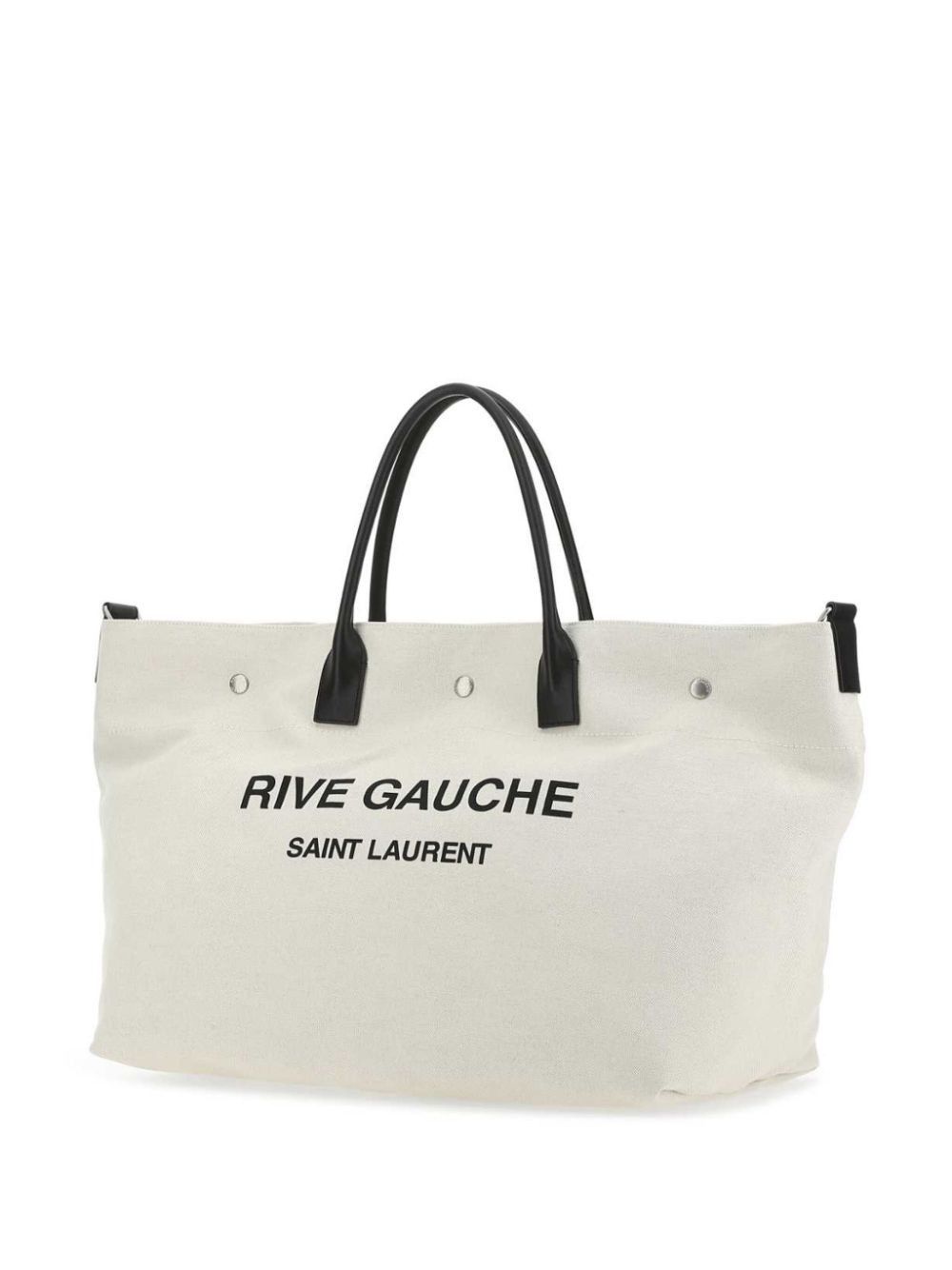 Saint Laurent Paris o1bcso1str1225 Size: OS/Gauche Maxi Shopping Bag in White Size ONE SIZE - 2 Thumbnail