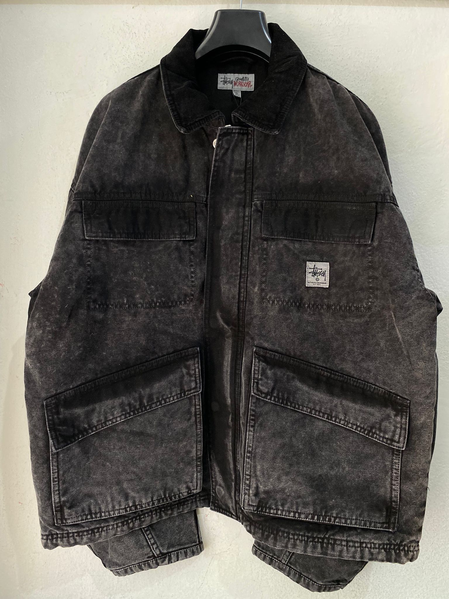 Stussy Washed Canvas Shop Jacket Size US XL / EU 56 / 4 - 9 Thumbnail
