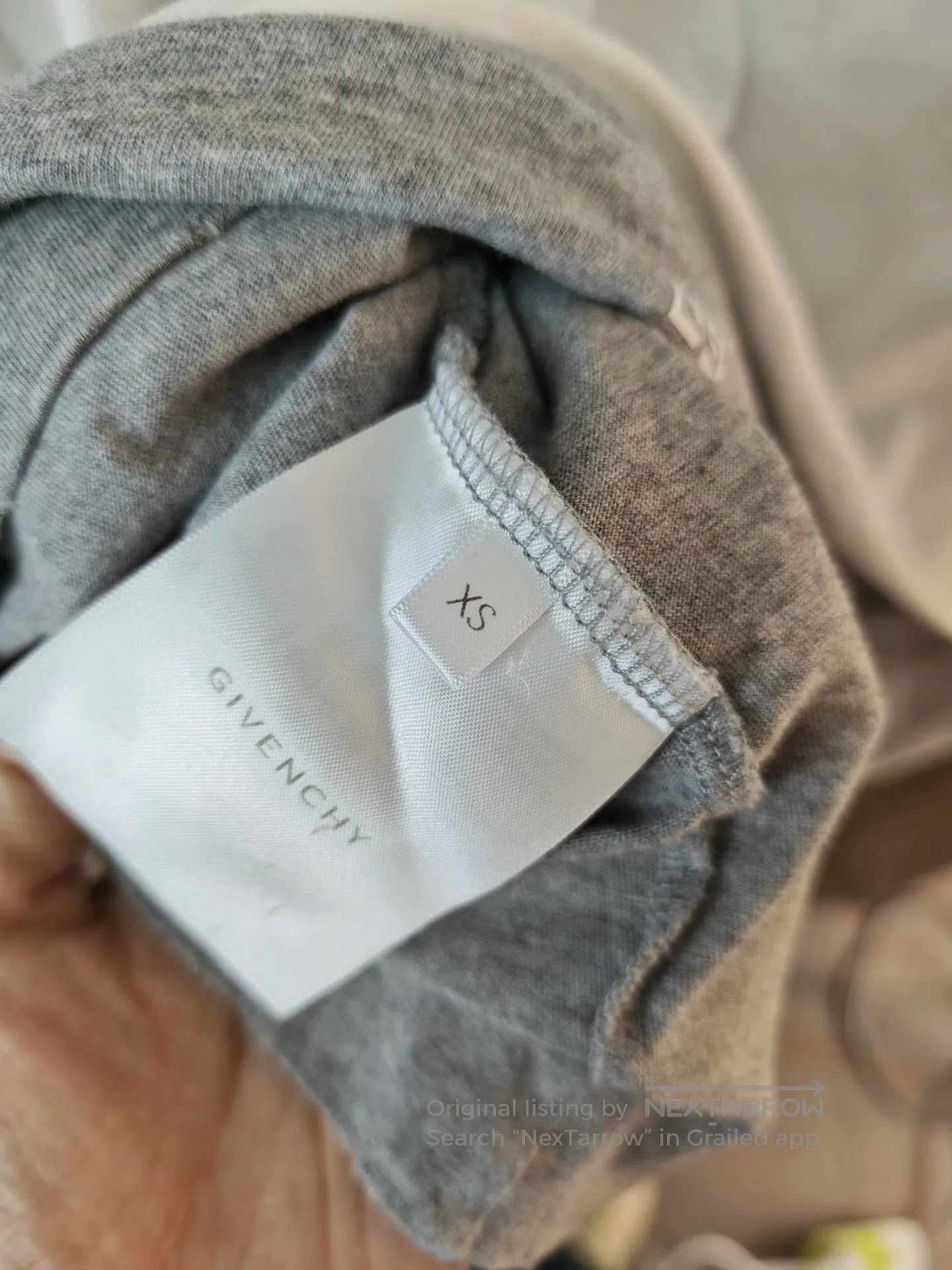 Givenchy Givenchy White Gray Deconstructed Spliced Tee. Size US XS / EU 42 / 0 - 4 Thumbnail