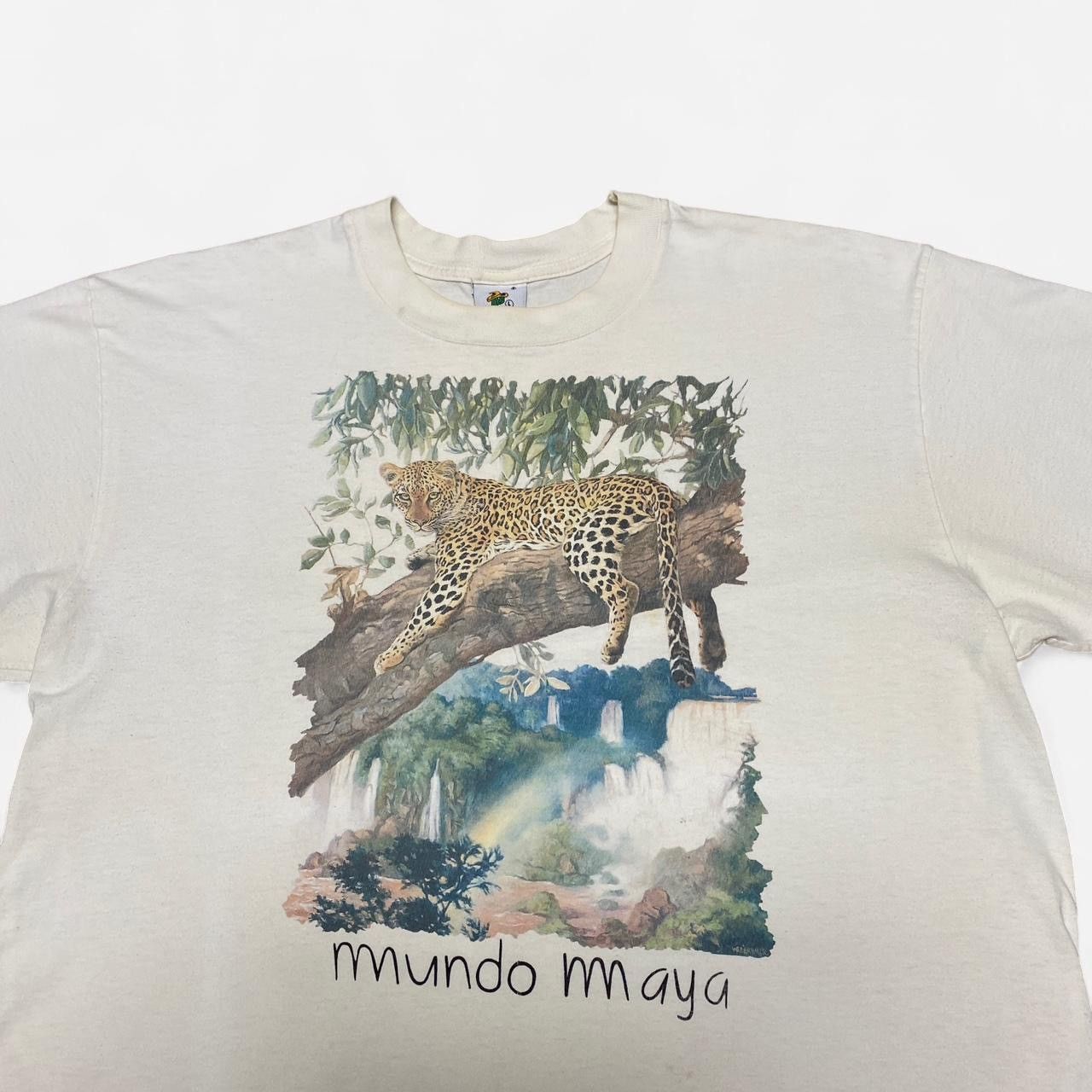 Other Vintage 90s leopard wildlife Mundo maya graphic T-shirt Size US M / EU 48-50 / 2 - 2 Thumbnail