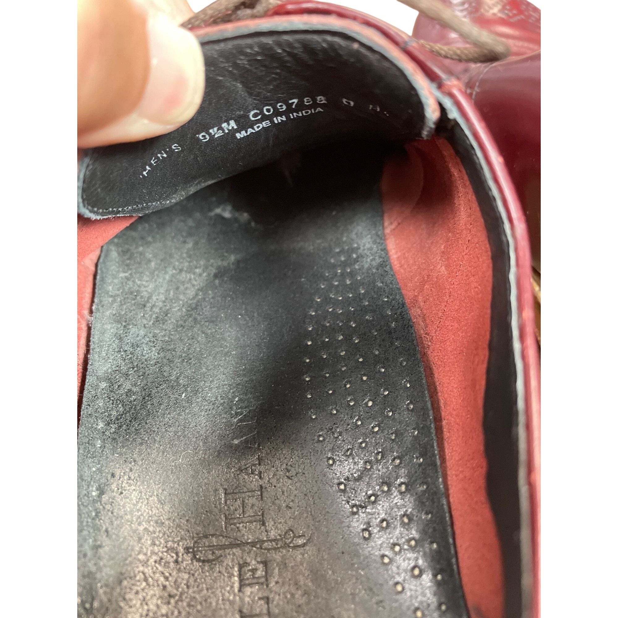 Cole Haan Cole Haan Mens Burgandy leather oxford Dress shoes size 9.5M Size US 9.5 / EU 42-43 - 7 Thumbnail