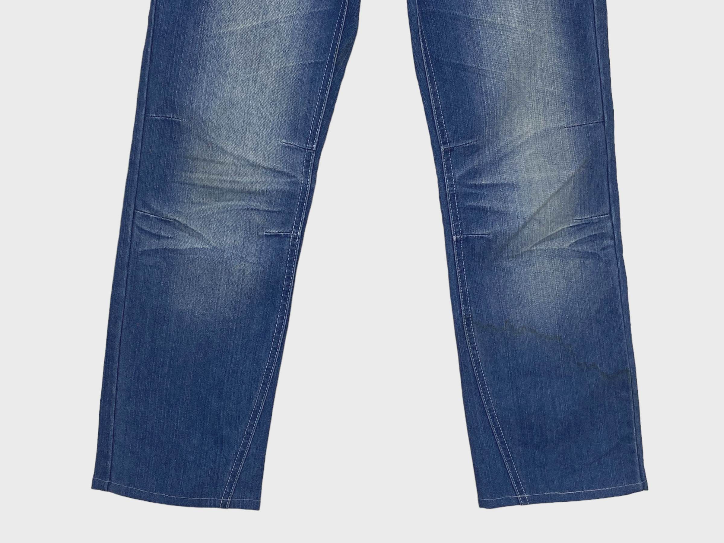 Japanese Brand Blue Moon Blue Japan Ankle Jeans Japanese Spellout Jeans Size 26" / US 2 / IT 38 - 5 Thumbnail