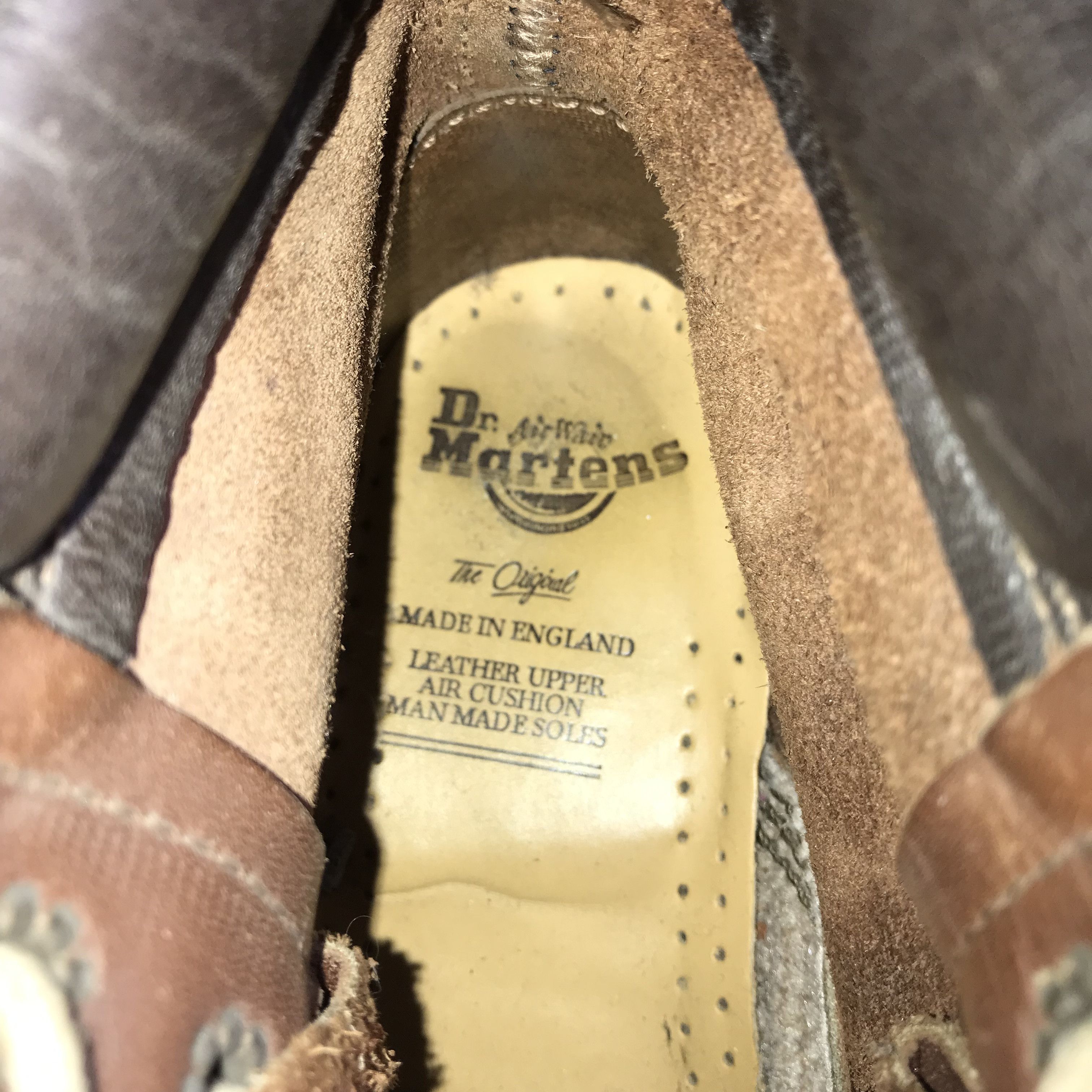 Dr. Martens × Vintage Dr Martens Saxon brown Wine Army bex soles from nos condt Size US 4 / IT 34 - 6 Thumbnail