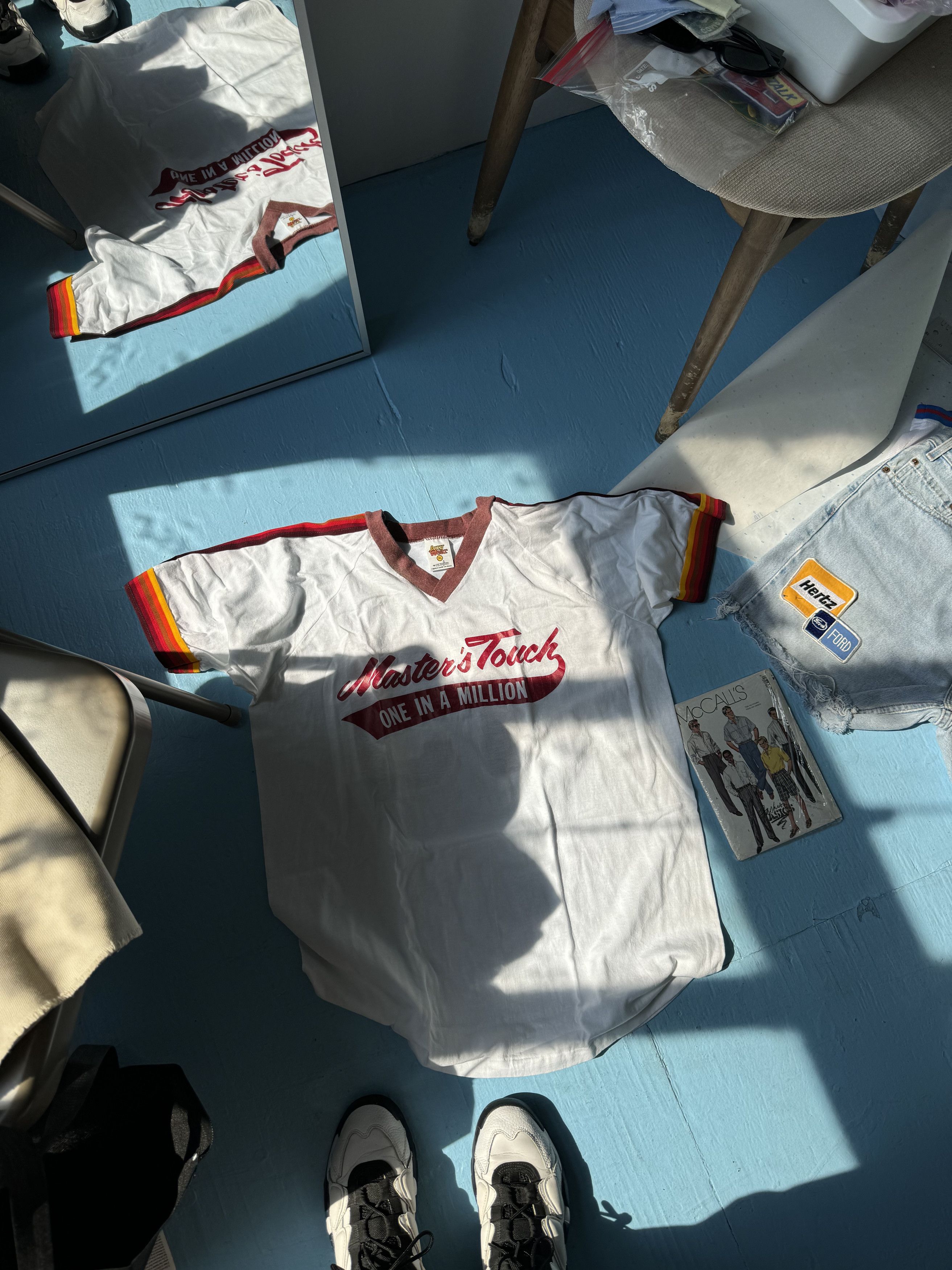 Vintage Vintage 80s Ringer Tee Size US XL / EU 56 / 4 - 1 Thumbnail