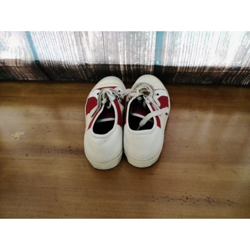 Lanvin Lanvin Sneakers Womens EU 38 White Red Colorblock Size 8.5 Size US 8.5 / IT 38.5 - 5 Thumbnail