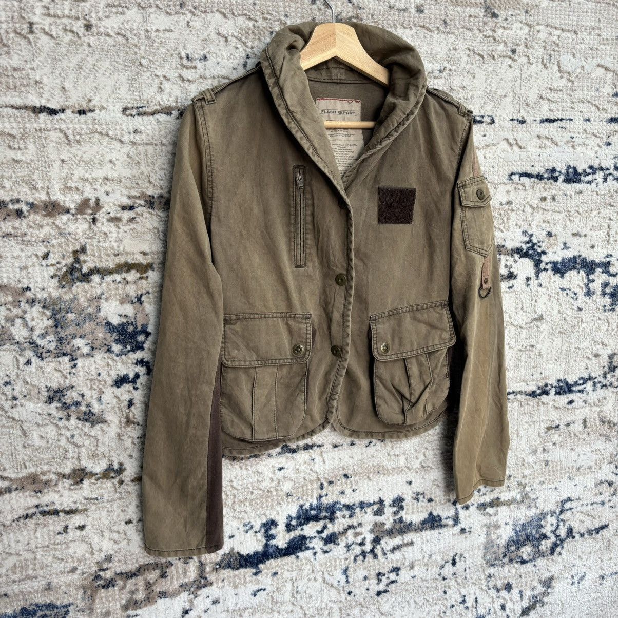 Japanese Brand × Other × Vintage Vintage Japanese Flash Report Cropped Bondage Jacket Size US S / EU 44-46 / 1 - 4 Thumbnail