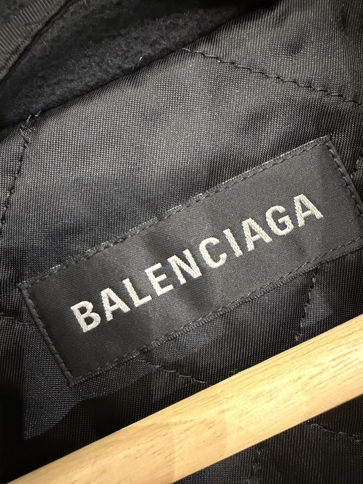 Balenciaga Balenciaga Quilt Lined Fleece Jacket Size US L / EU 52-54 / 3 - 3 Thumbnail