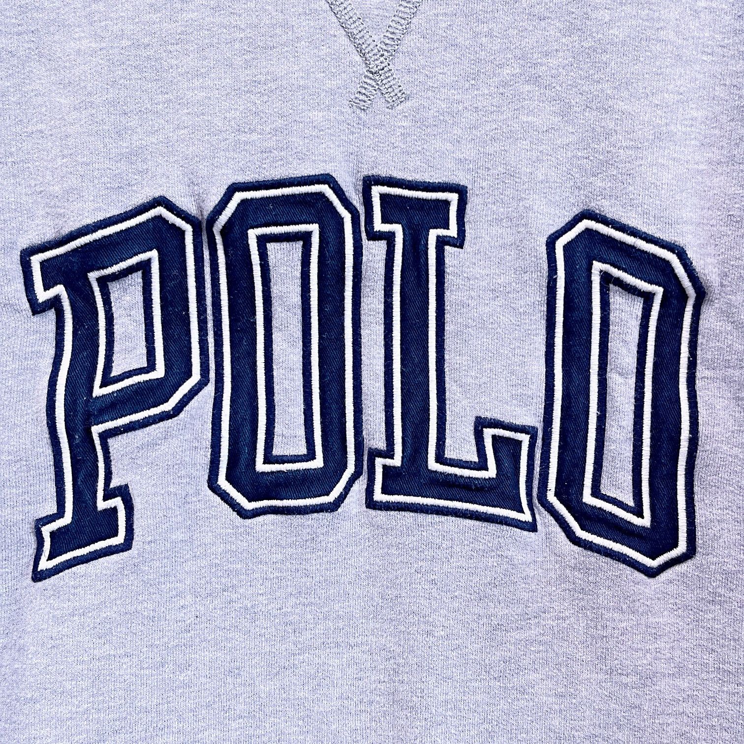 Polo Ralph Lauren POLO Ralph Lauren Applique Logo Sweatshirt Gray Mens XL Size US XL / EU 56 / 4 - 3 Thumbnail