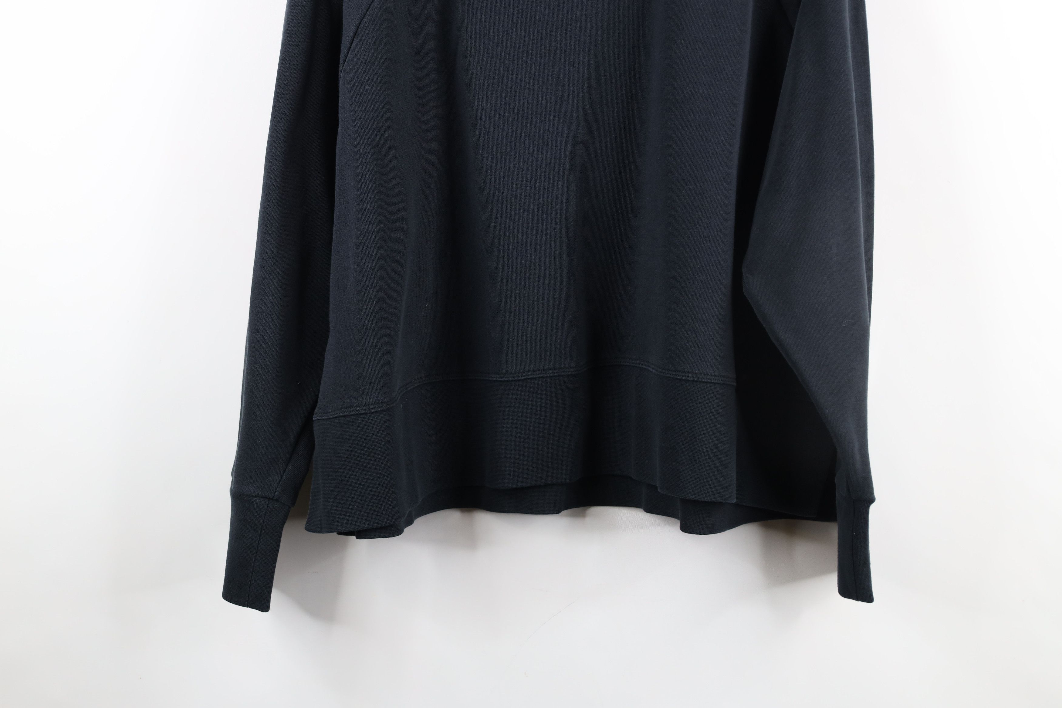 Nike × Vintage Vintage Y2K Nike Letter Spell Out Cropped Sweatshirt Black Size XXL / US 16-18 / IT 52-54 - 14 Thumbnail