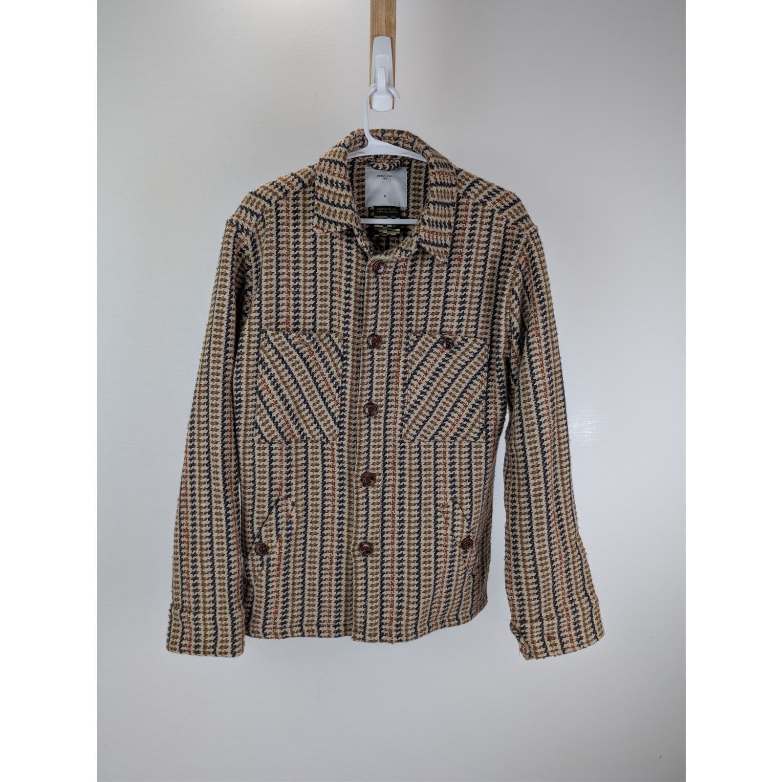 Percival o1rshd1 CC20 Flannel Hazel Mini Hound Workshirt Shirt Size US M / EU 48-50 / 2 - 1 Thumbnail