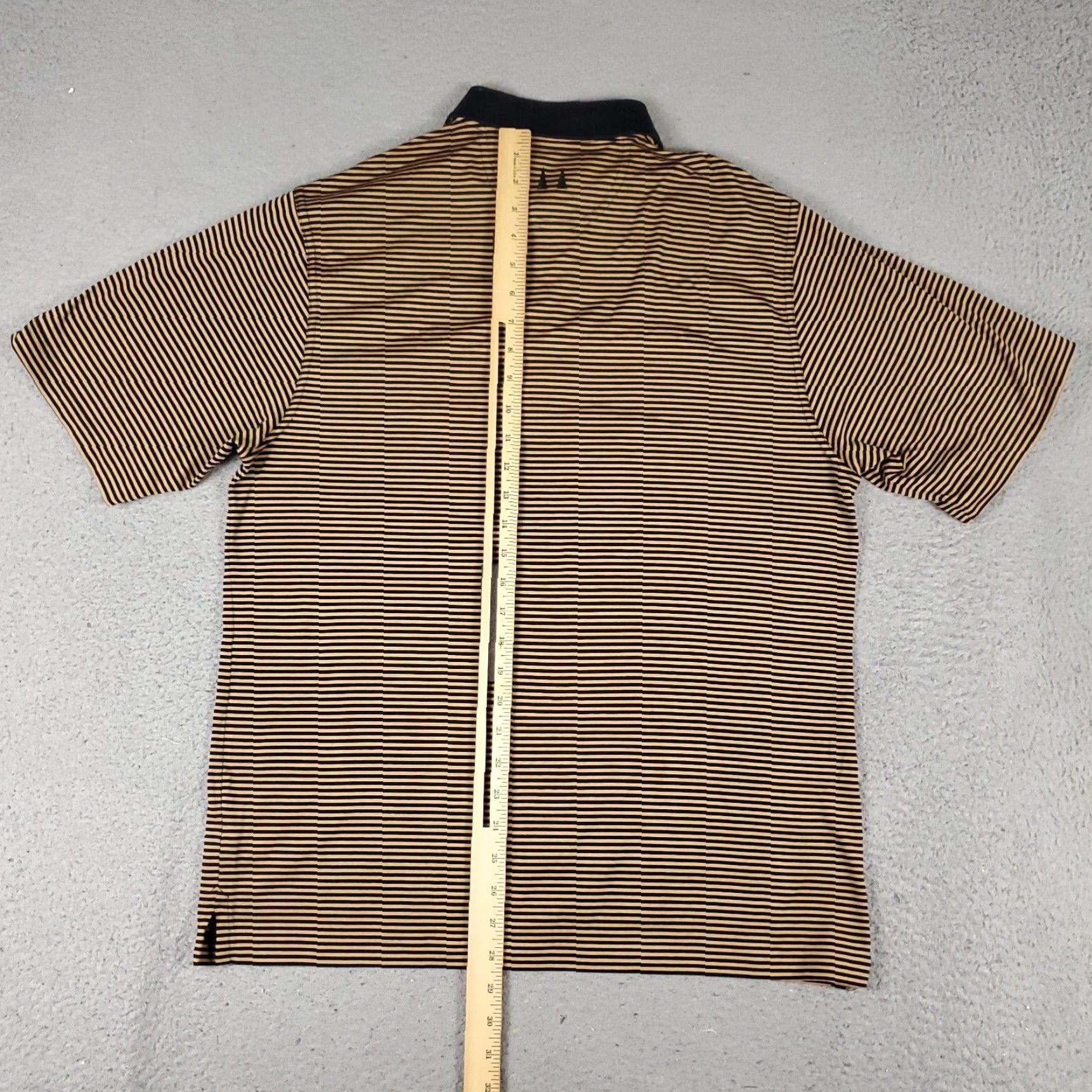 Vintage Greg Norman Polo Shirt Adult Small Yellow Striped Cotton Casual Short Sleeve Mens Size US S / EU 44-46 / 1 - 3 Thumbnail