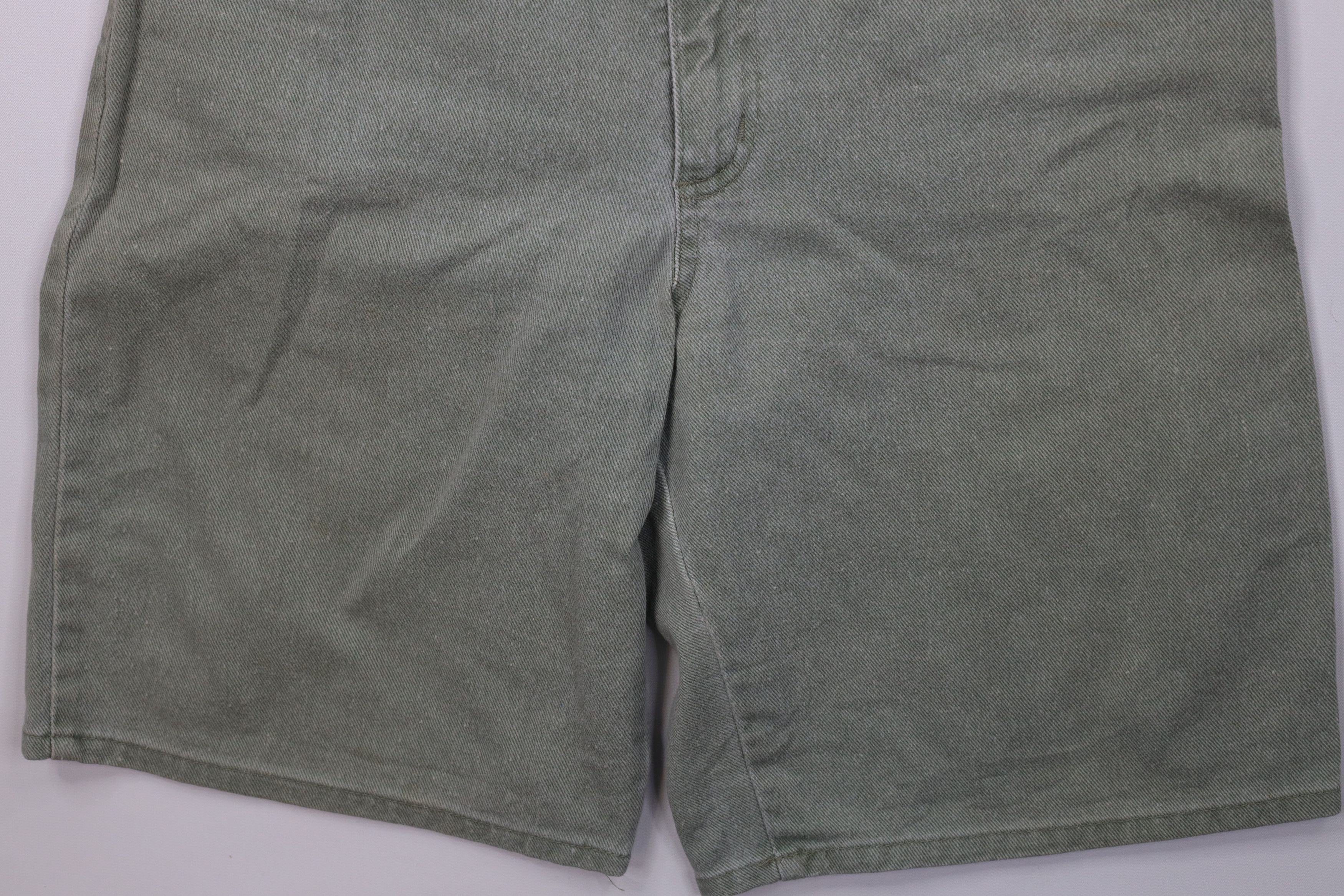 Vintage Vintage 90s Streetwear Fit Denim Jean Shorts Green USA Size 28" / US 6 / IT 42 - 4 Thumbnail