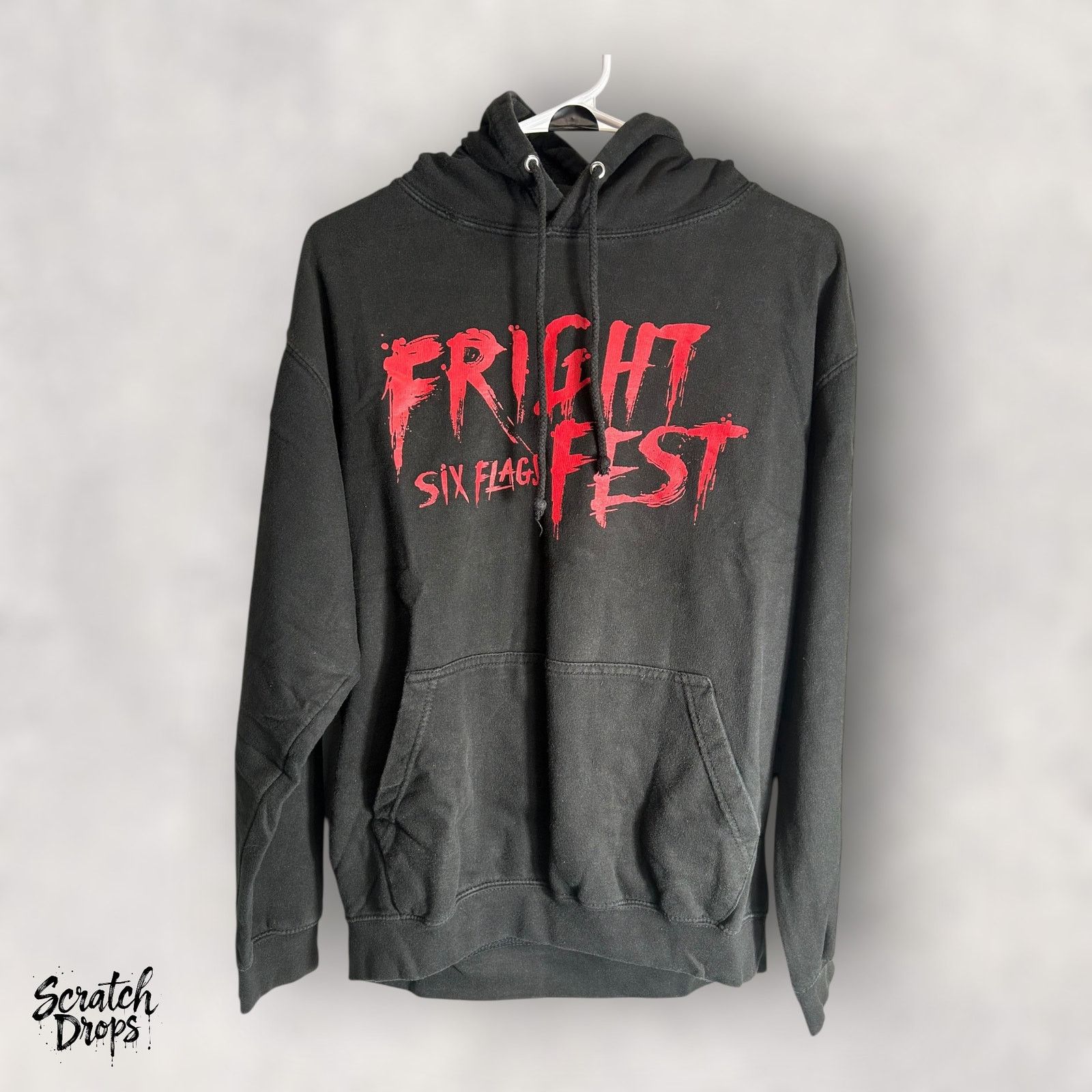 Other Just Hoods Men's Hoodie Size Med Black Pullover Fright Fest Size US M / EU 48-50 / 2 - 1 Thumbnail