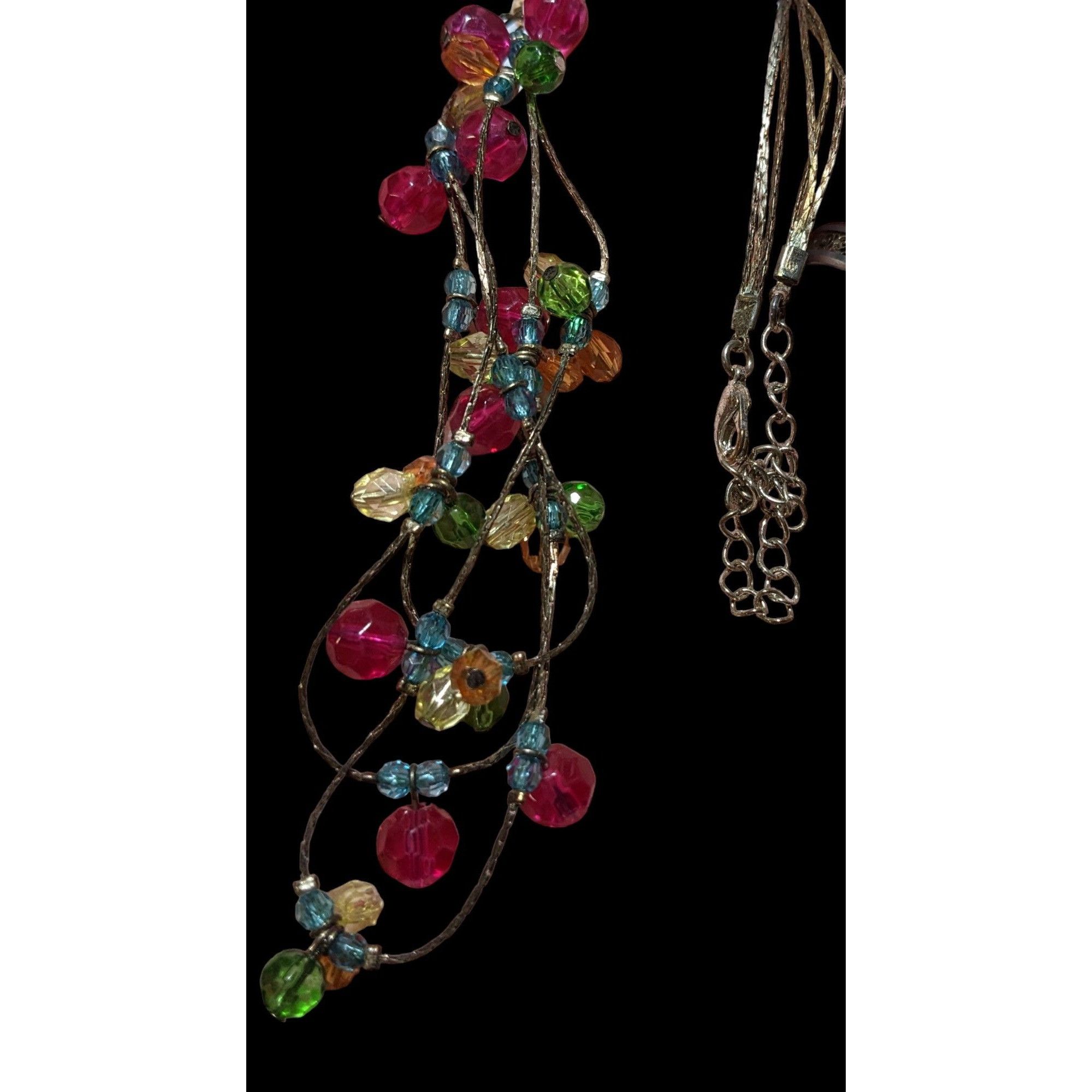 Other Rainbow Multilayer Gem Necklace Size ONE SIZE - 2 Thumbnail