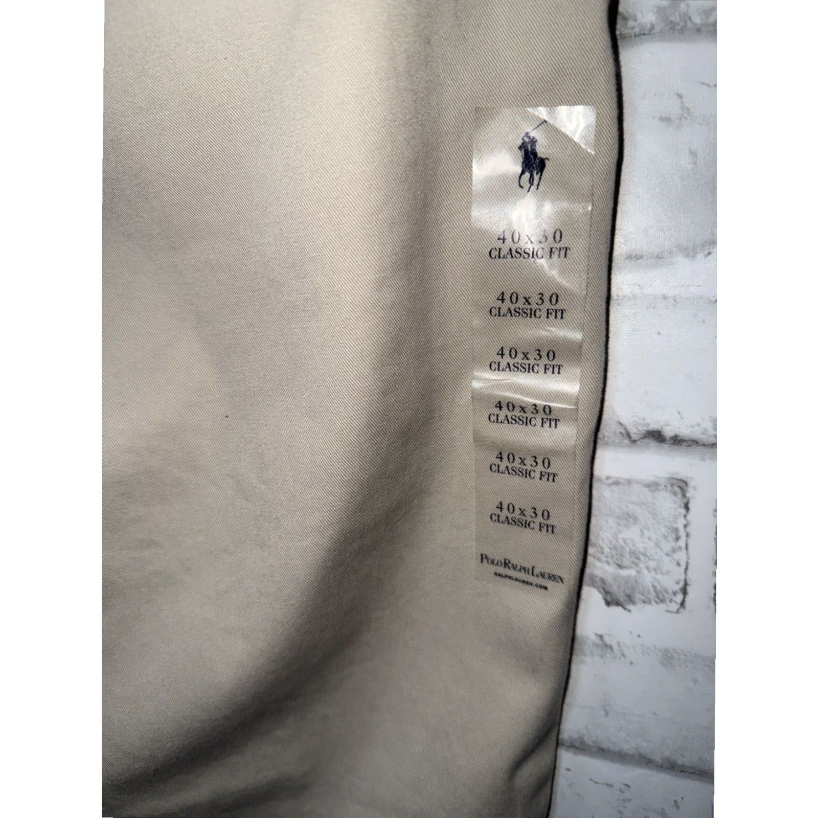 Polo Ralph Lauren Polo Ralph Lauren Classic Fit Khaki Pants Men's 40 X 32 Beige Size US L / EU 52-54 / 3 - 4 Thumbnail