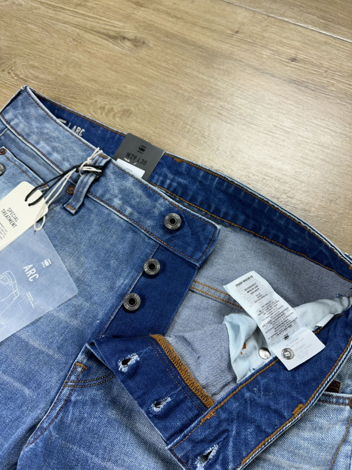 G-Star NEW🏷️ G-Star Raw Arc 3D Slim Denim Jeans Size US 29 - 6 Thumbnail
