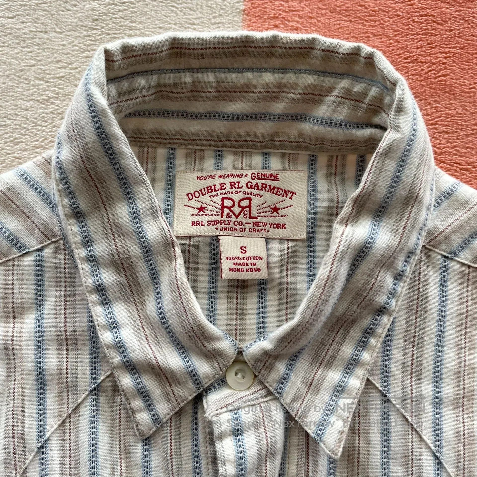 RRL Ralph Lauren RRL Ralph Lauren Western Stripe Shirt. Size US XS / EU 42 / 0 - 2 Thumbnail