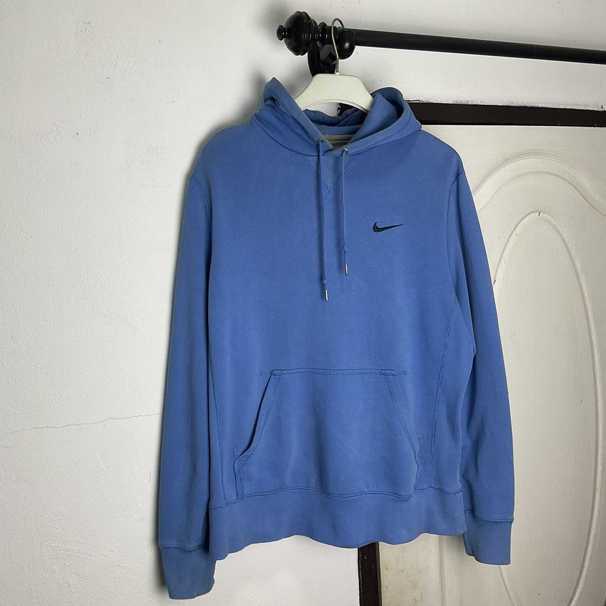 Nike × Vintage Vintage 00s Blue Nike Hoodies Size US M / EU 48-50 / 2 - 1 Thumbnail