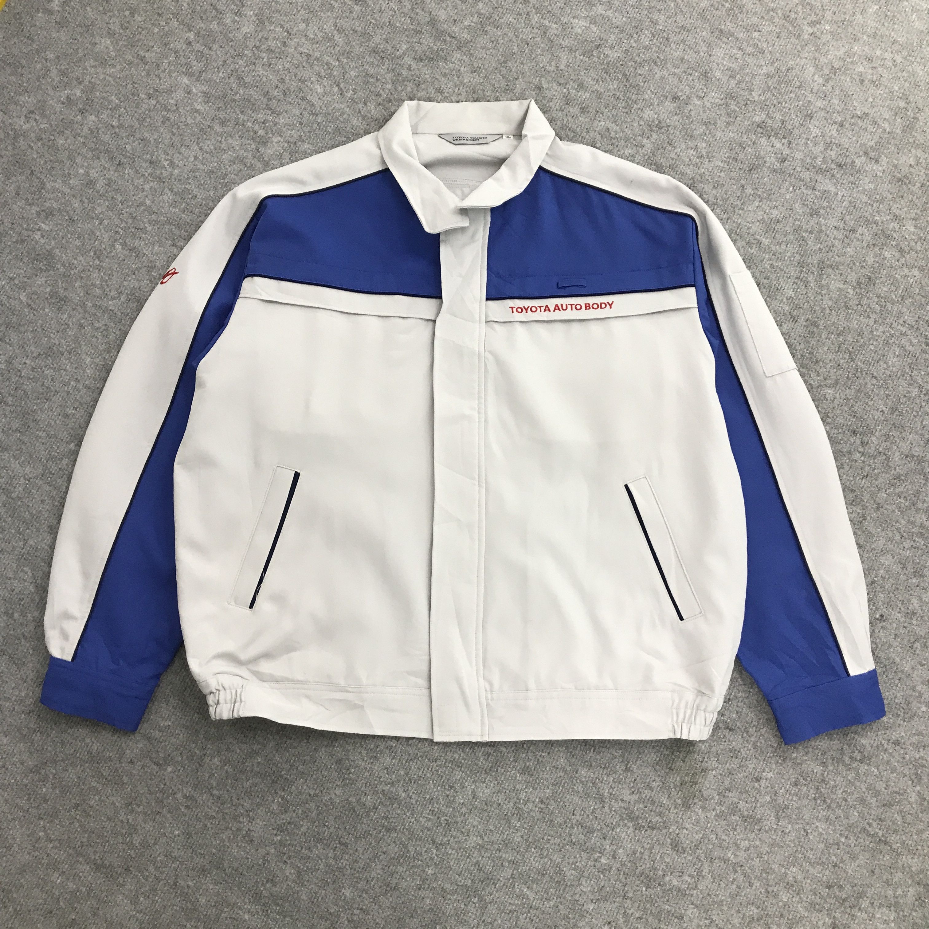 Japanese Brand TOYOTA AUTO BODY WORK UNIFORM JAPAN ZIPPER JACKET Size US XL / EU 56 / 4 - 1 Thumbnail