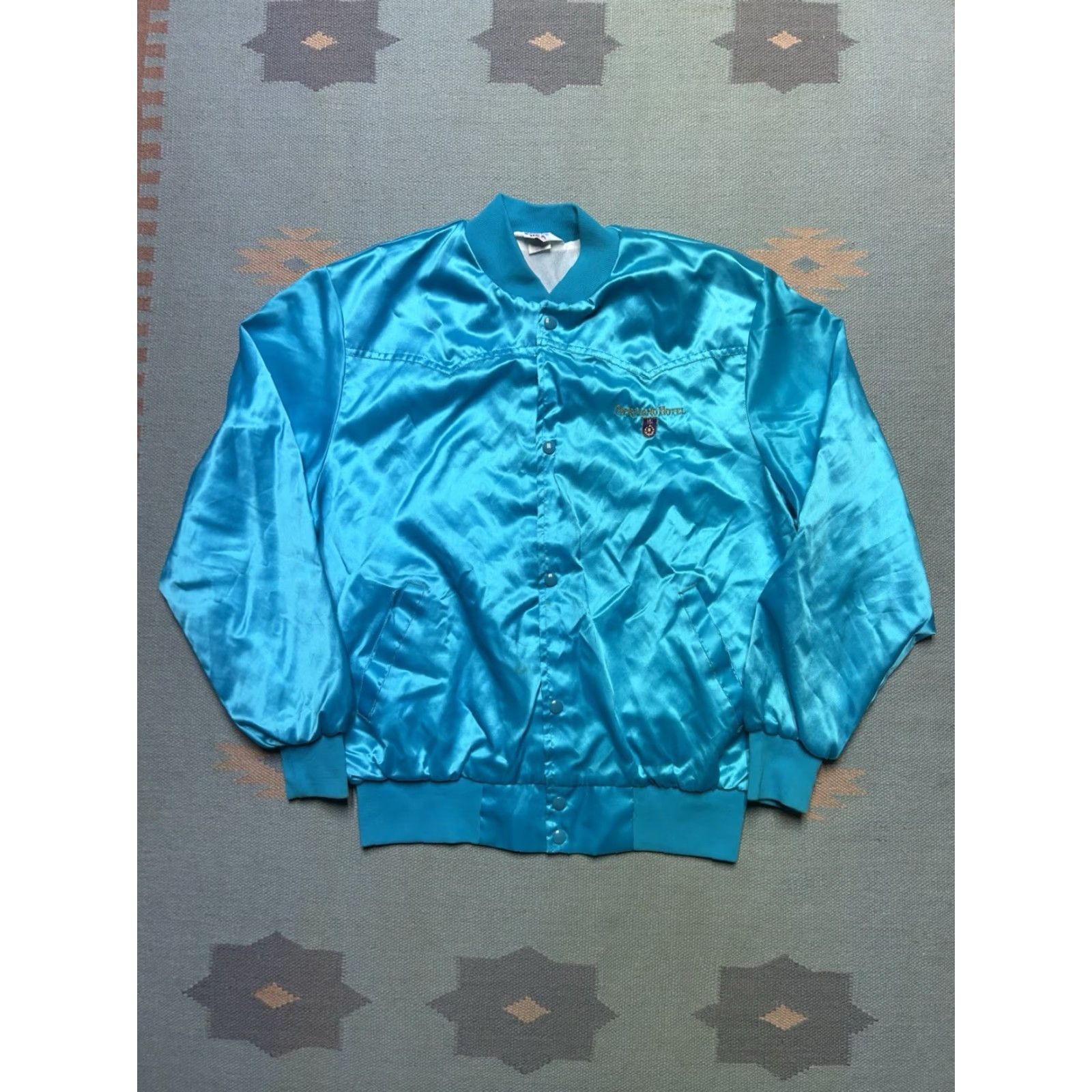 Vintage VINTAGE Satin Bomber Jacket National Clogging Convention Clog Dance Bluegrass XL Size US XL / EU 56 / 4 - 3 Thumbnail