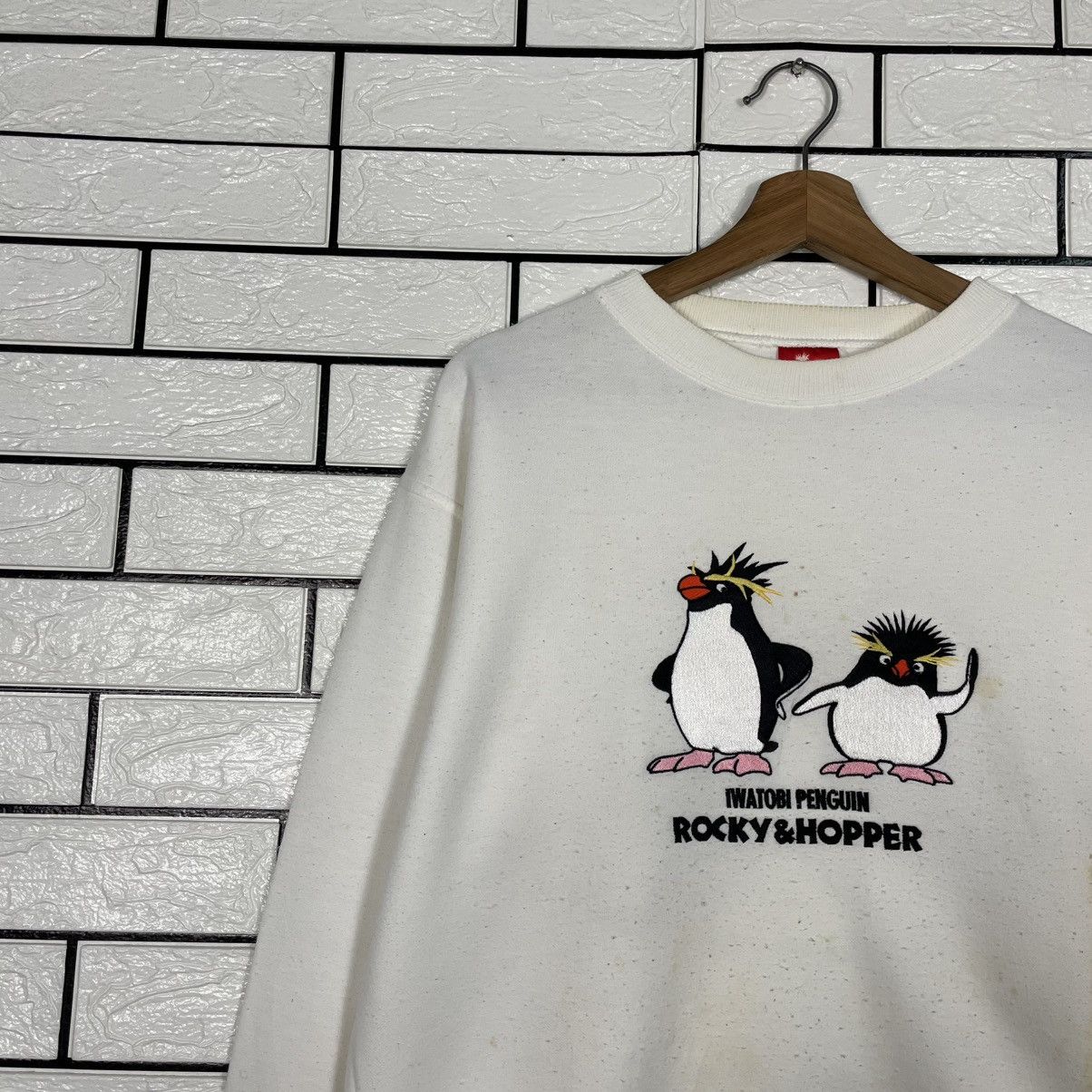 Japanese Brand Rocky & Hopper Big Logo Crewneck Sweatshirt Size US S / EU 44-46 / 1 - 6 Thumbnail