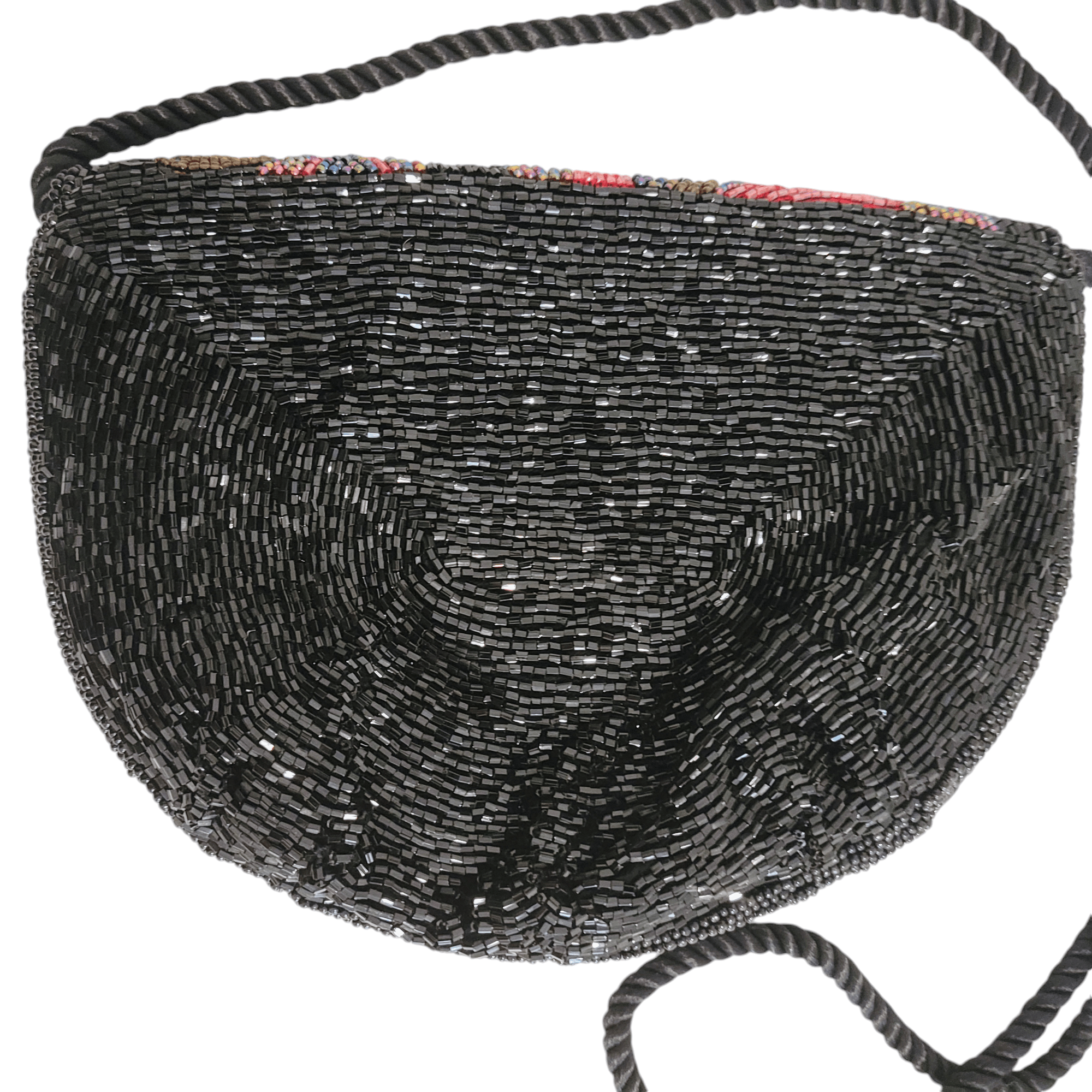 NBDN Nobrandedon Walborg Black & Color Bead Mini Small Special Occasion Bag Size ONE SIZE - 4 Thumbnail