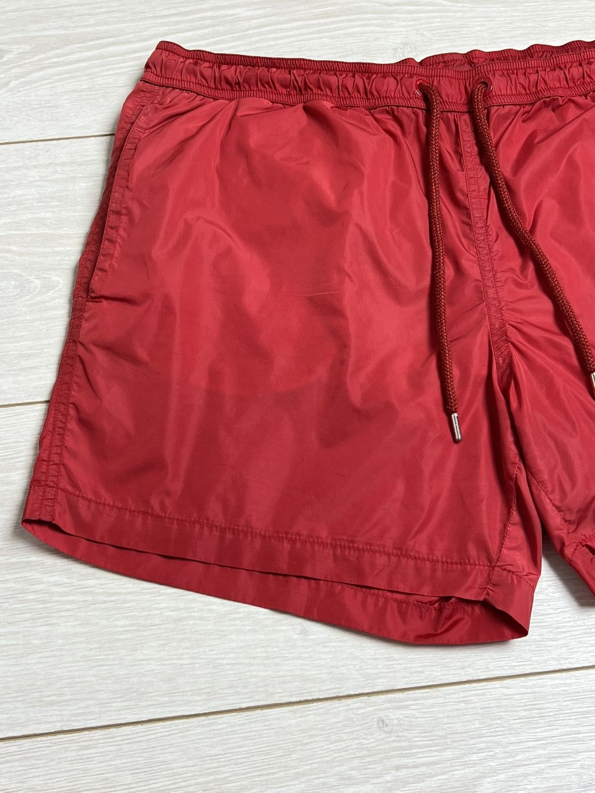 Moncler Moncler Red Boxer Mare Swim Shorts L-XL Logo Size US 34 / EU 50 - 2 Thumbnail