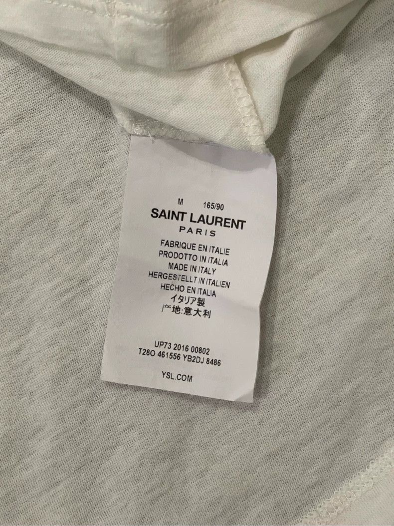Saint Laurent Paris Saint Laurent ParisWhite Dinosaur Print Short Sleeve 2504 Size US M / EU 48-50 / 2 - 5 Thumbnail