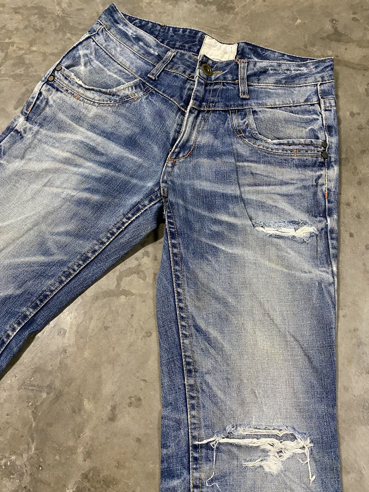 Jean × Vintage Exotic Vintage Denim Lolita Jeans Distressed @224 Size US 30 / EU 46 - 6 Thumbnail