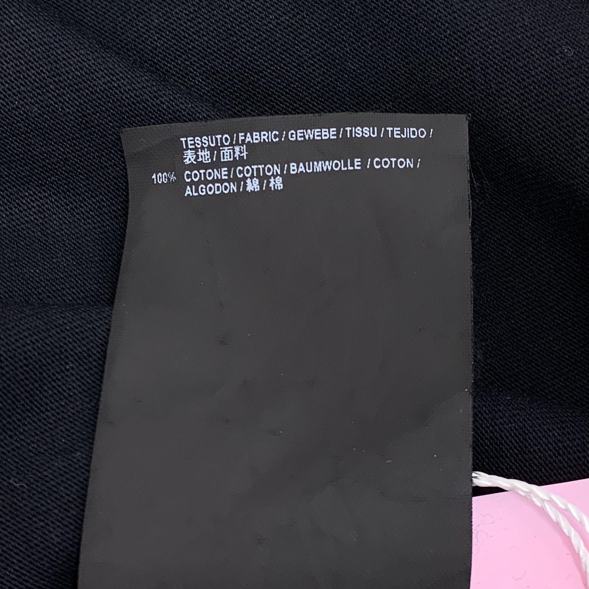 Balenciaga Balenciaga Black Multicolor Letter Print Cotton T-Shirt Size Size S / US 4 / IT 40 - 3 Thumbnail