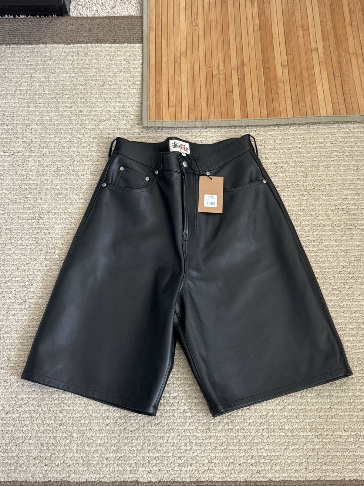 Stussy Big Ol' Leather Shorts