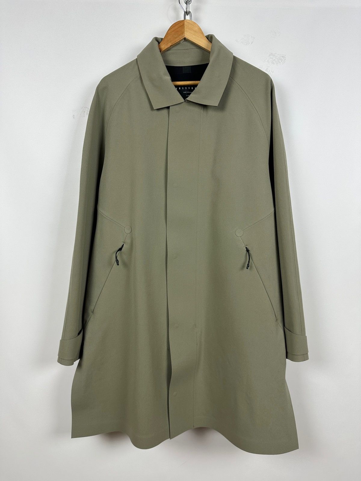 Vollebak Vollebak Laser Cut Khaki Trench Coat Size US XL / EU 56 / 4 - 1 Thumbnail