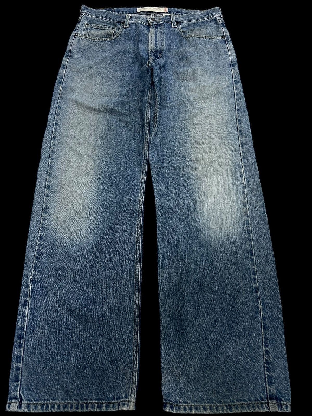 Levi's × Levi's Vintage Clothing Vintage Levis 569 Loose Straight Light Wash Jean Size US 34 / EU 50 - 1 Thumbnail