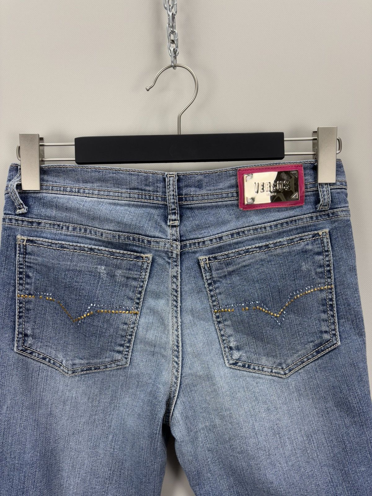 Versace × Versus Versace Womens jeans Versus Versace Size 43 Color Blue Size 29" - 8 Thumbnail