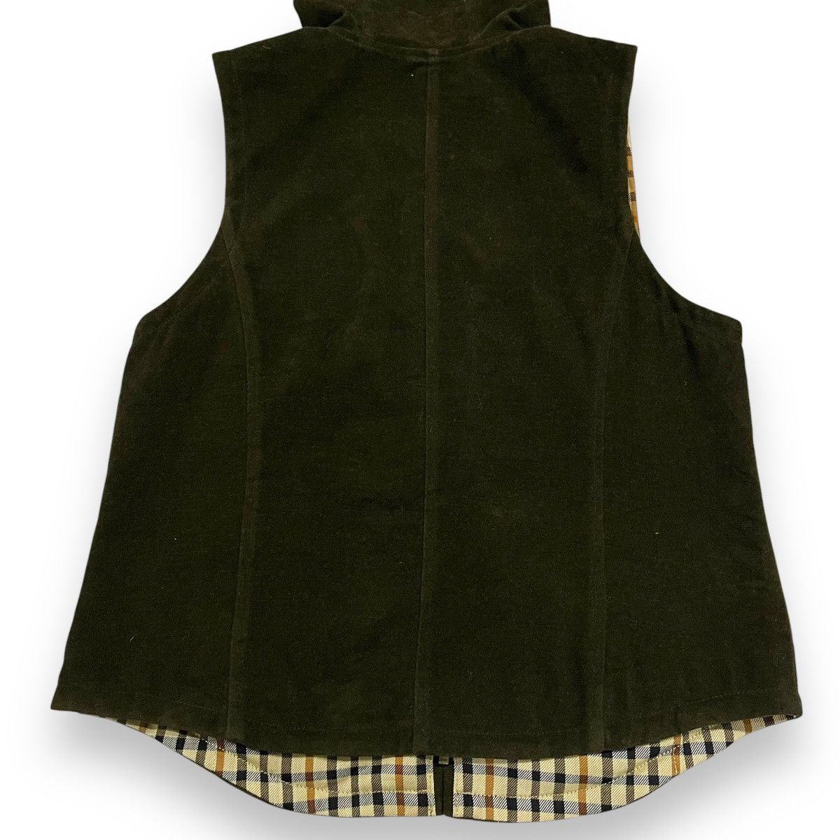DAKS DAKS LONDON NOVACHECK REVERSIBLE VEST HOODIE Size US M / EU 48-50 / 2 - 5 Thumbnail