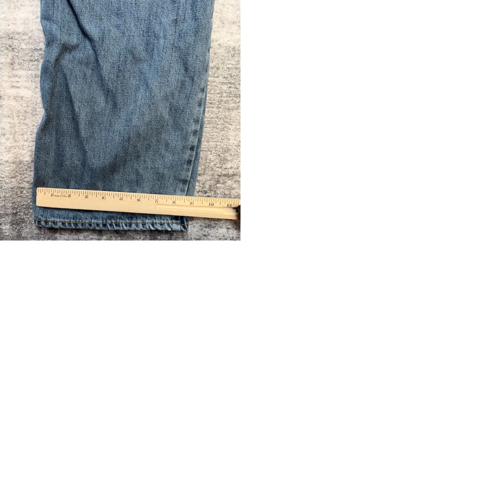American Eagle Outfitters American Eagle Outfitters Jeans Mens 36x34 Relaxed Straight Faded Blue Denim Casual Chore Jeans Size US 36 / EU 52 - 9 Thumbnail