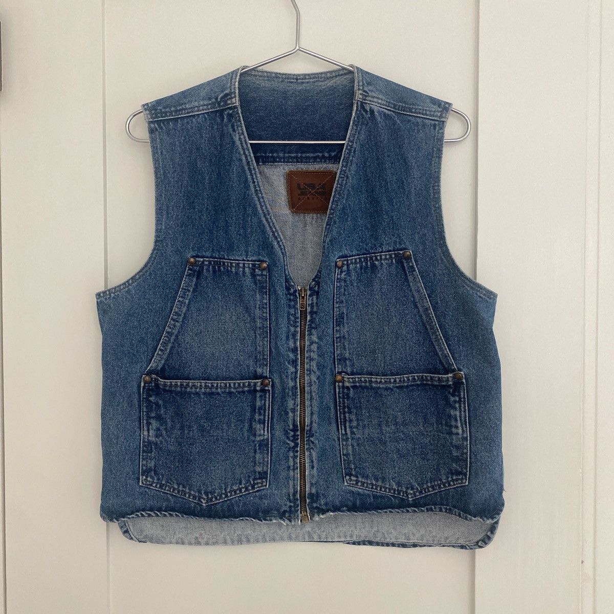 Other Vintage denim zip up vest Size US M / EU 48-50 / 2 - 1 Thumbnail