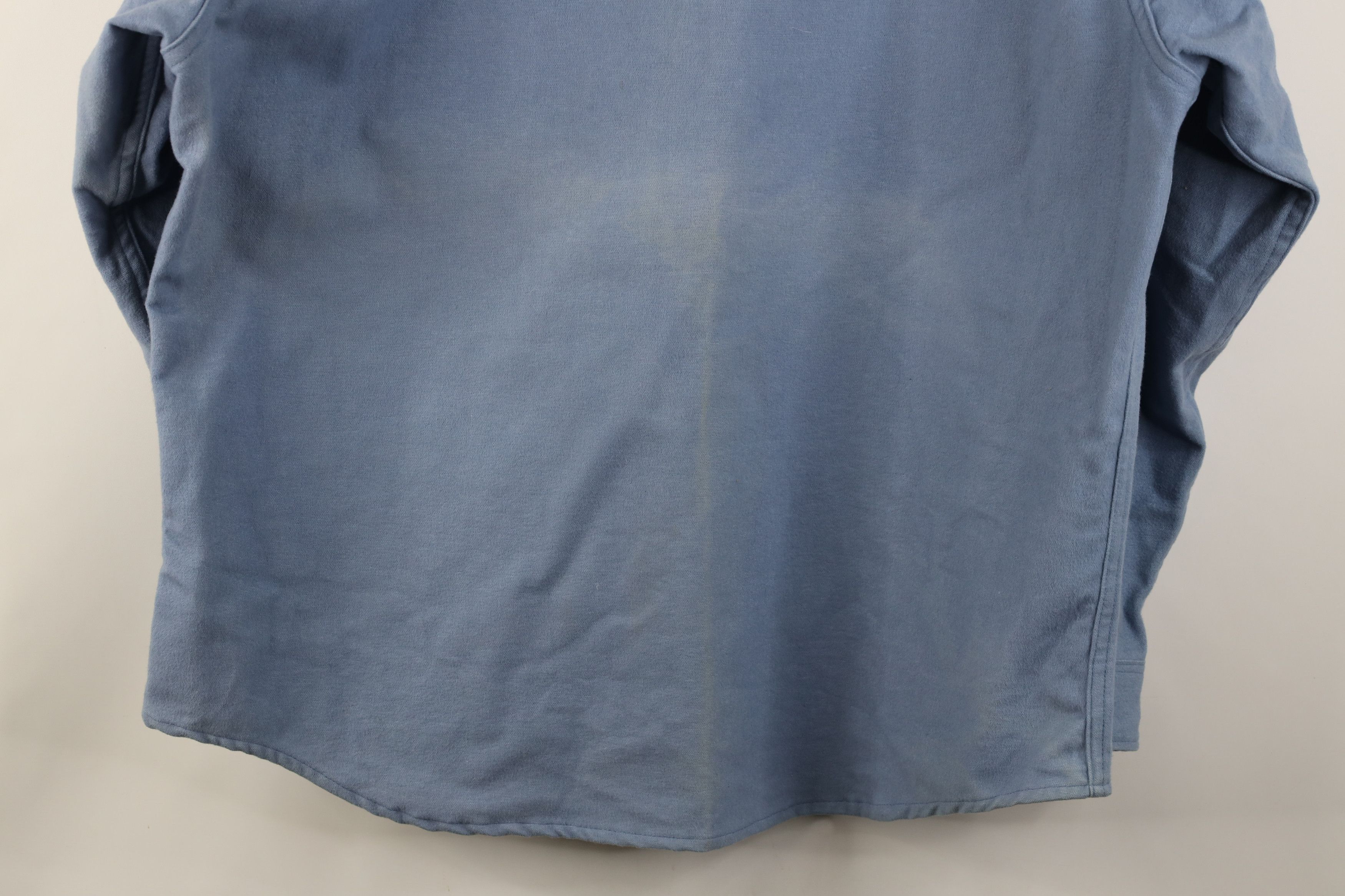 Vintage Vintage 70s Big Mac Chamois Cloth Button Shirt Blue USA Size US XL / EU 56 / 4 - 15 Thumbnail