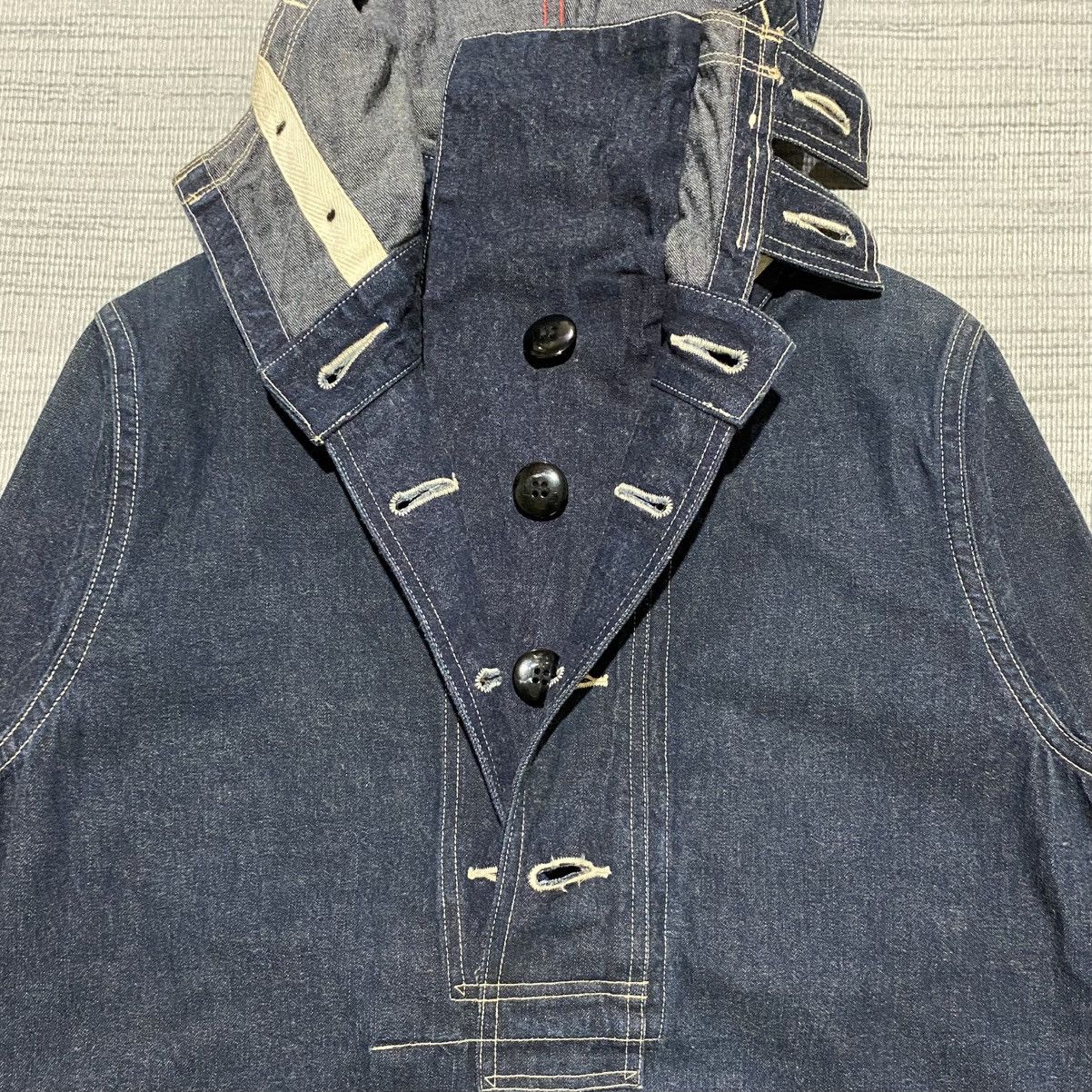 Beams Plus Beam Boy x Toyo Enterprises Denim Anorak Parka Size US S / EU 44-46 / 1 - 4 Thumbnail
