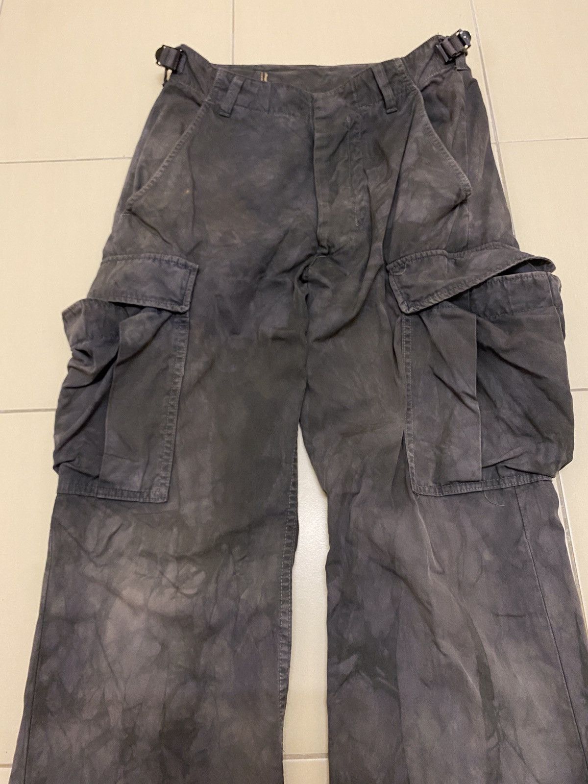 Japanese Brand × N.Hoolywood N. Hoolywood Flare Cargo Pants Size 27" / US 4 / IT 40 - 3 Thumbnail